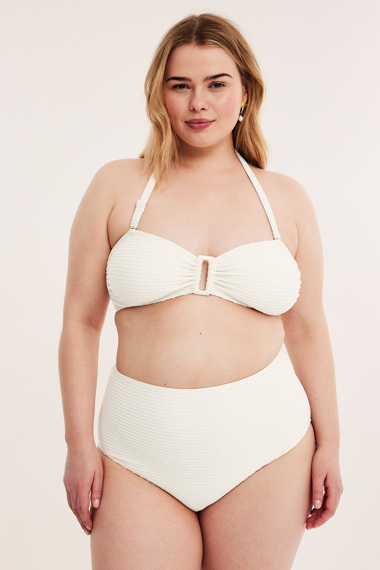 Bikini-BH med struktur - Offwhite - 1