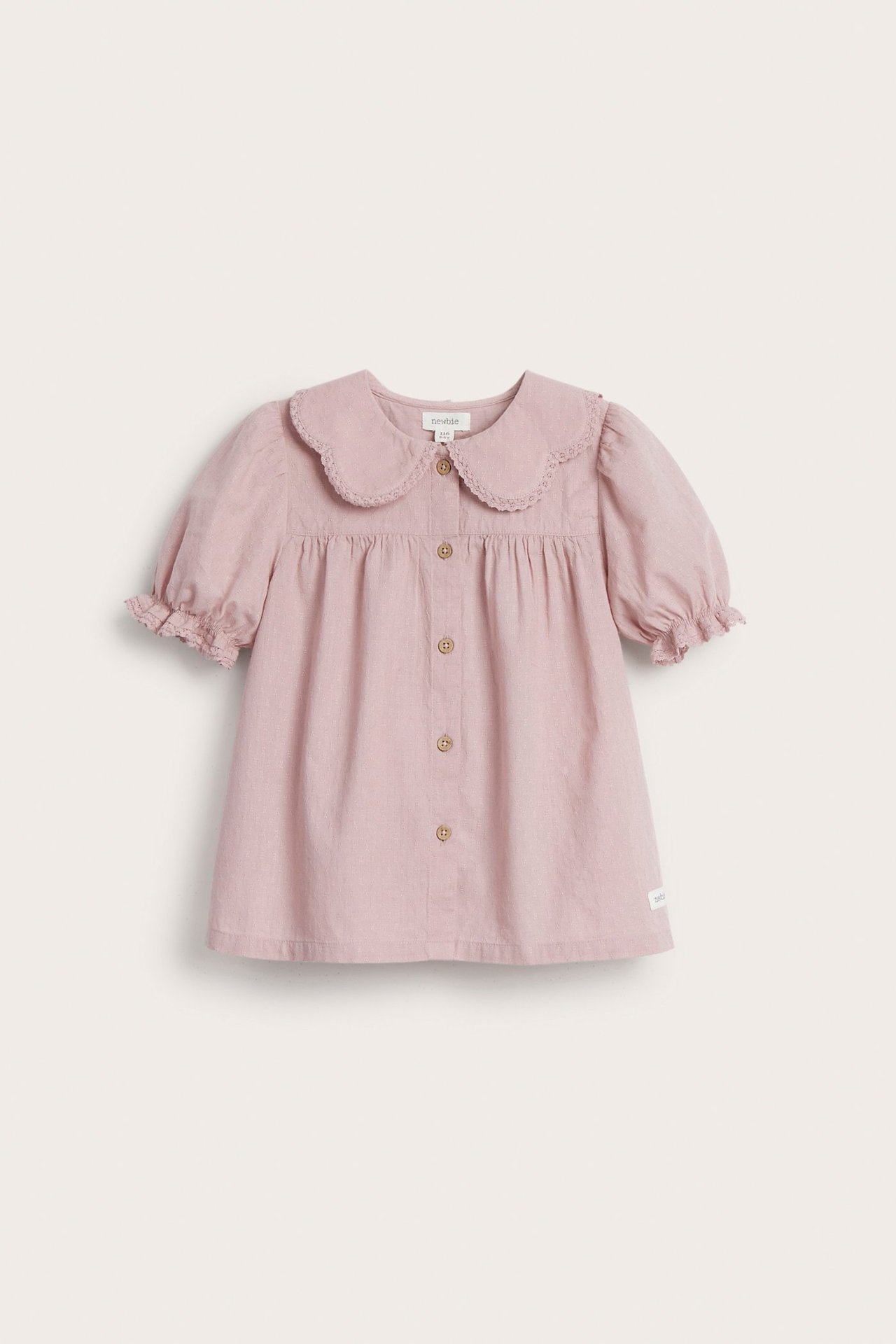 Blus med krage - Rosa - 2