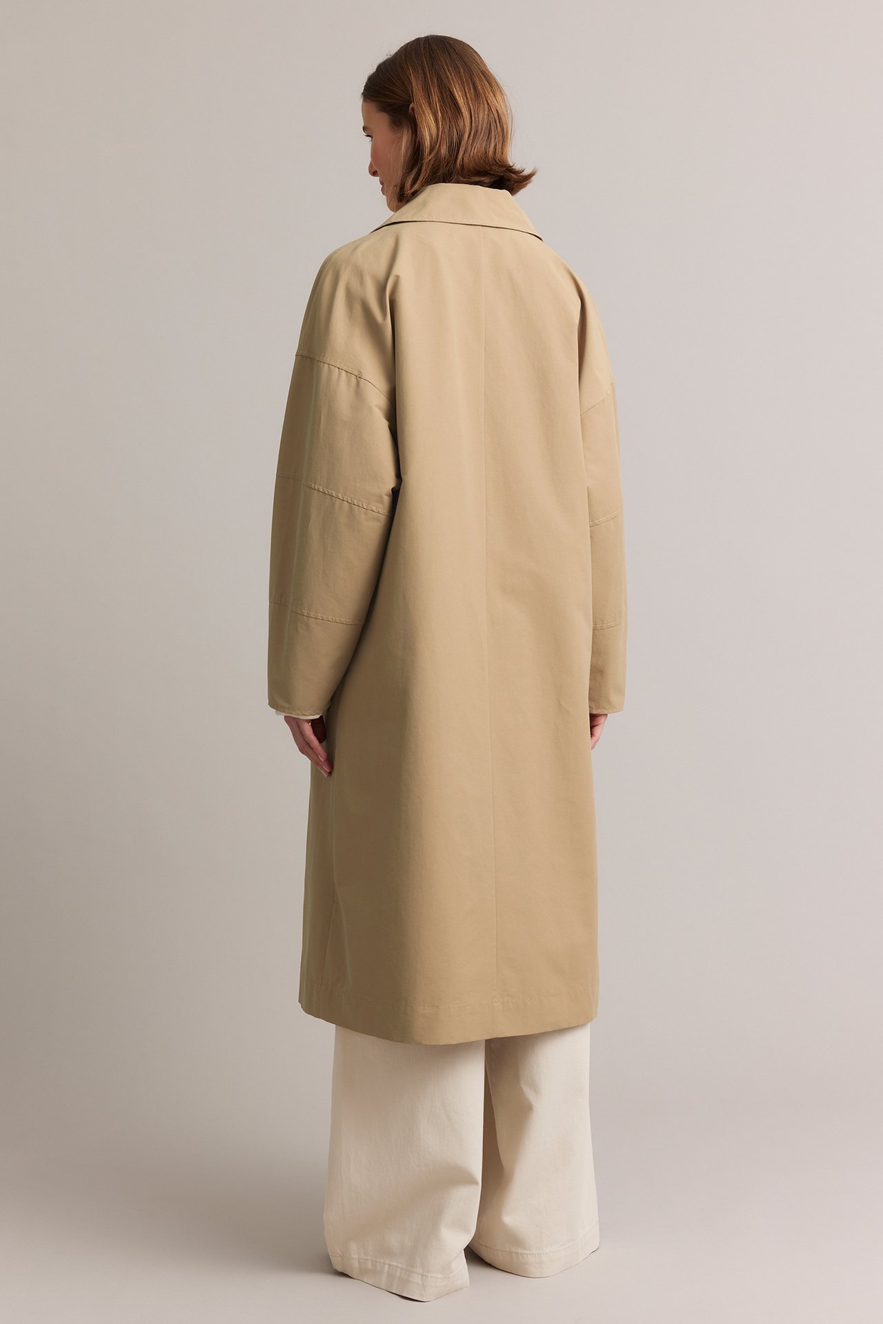 Trenchcoat - Beige - 178cm / Storlek: XS/S - 9