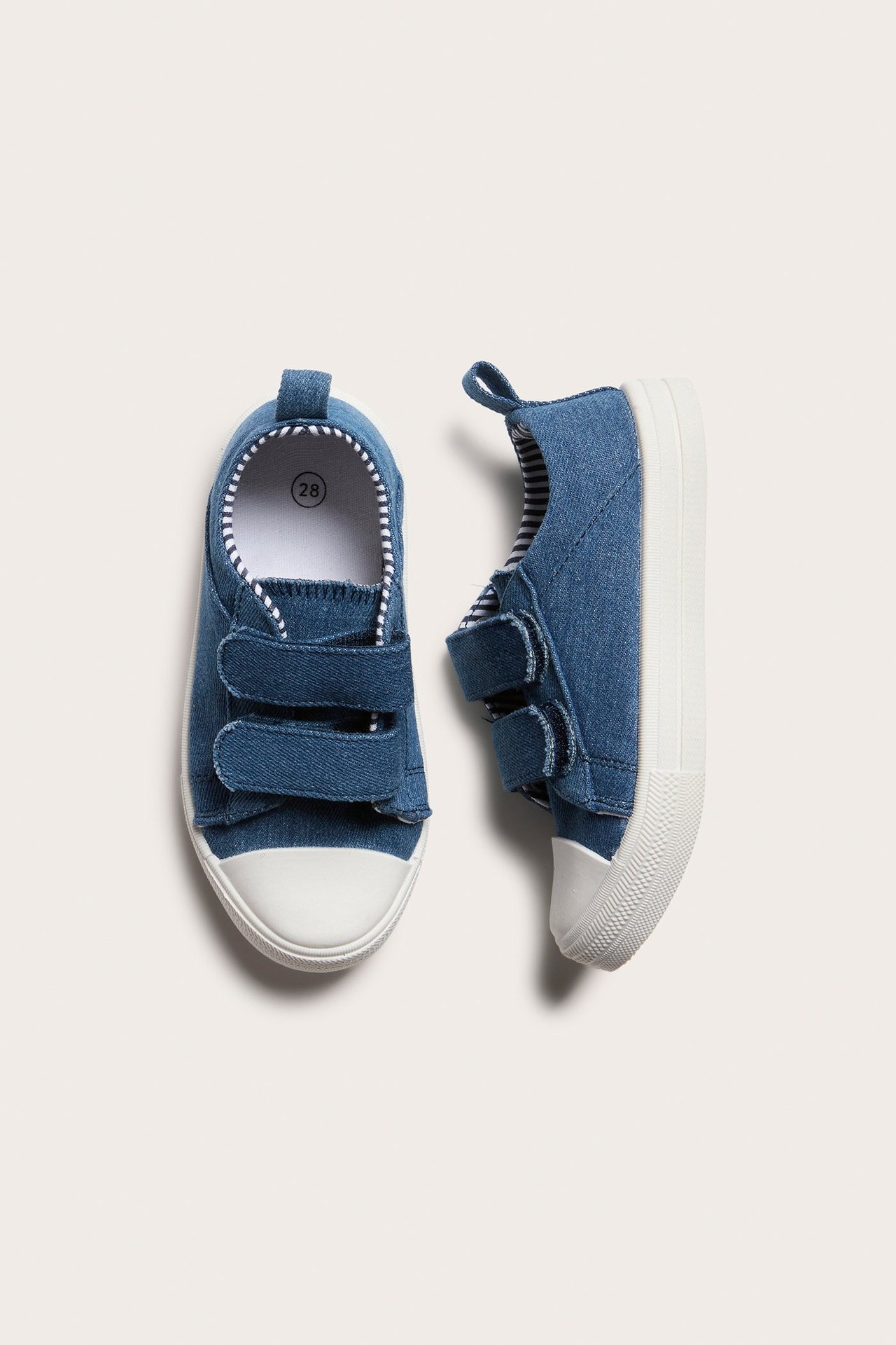 Denim sneakers - Blå - 1