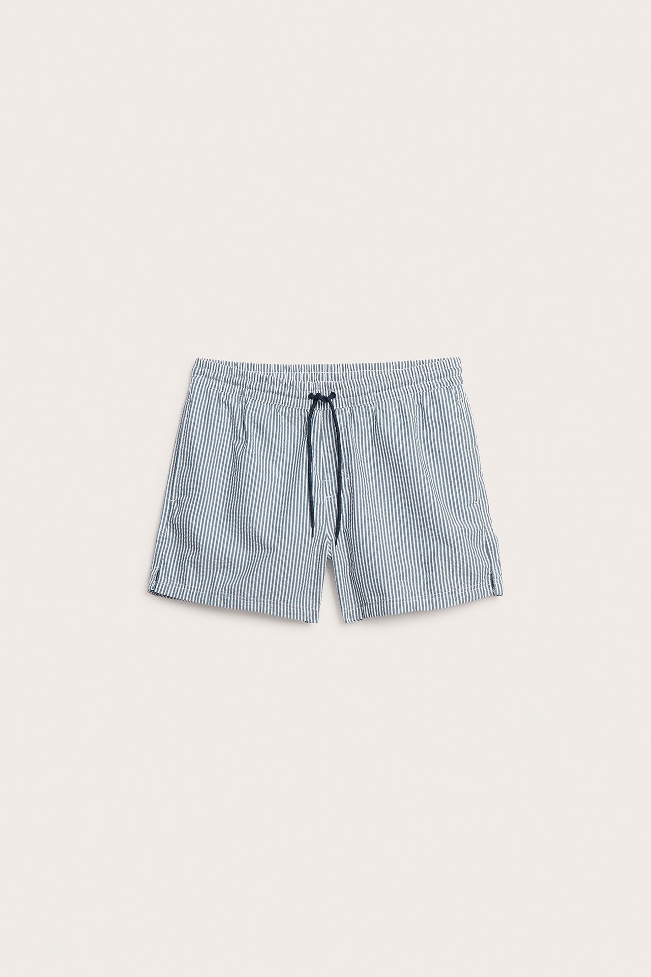 Badeshorts i seersucker