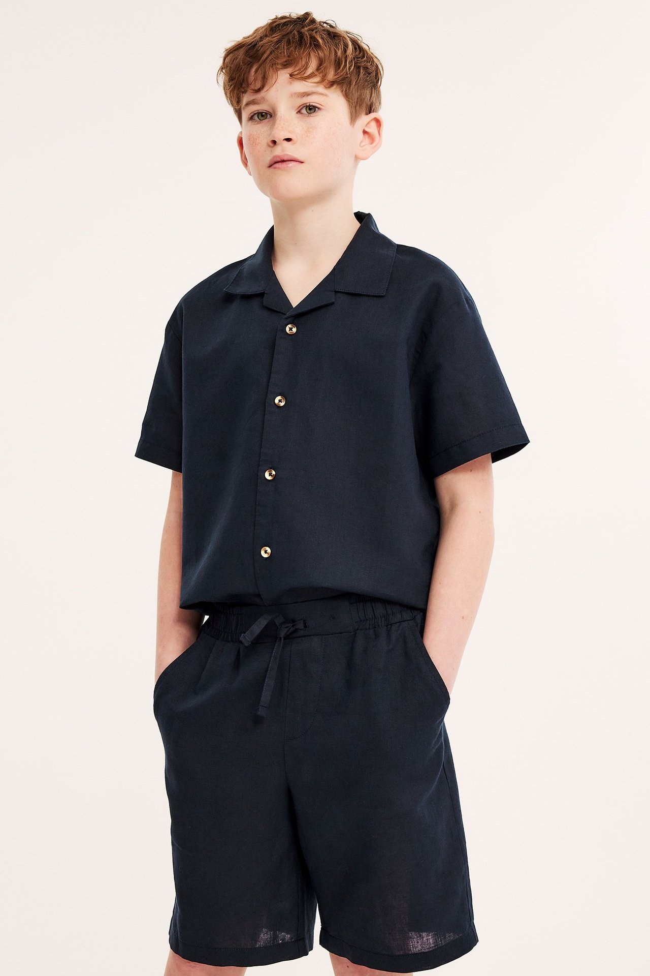 Shorts i linblanding