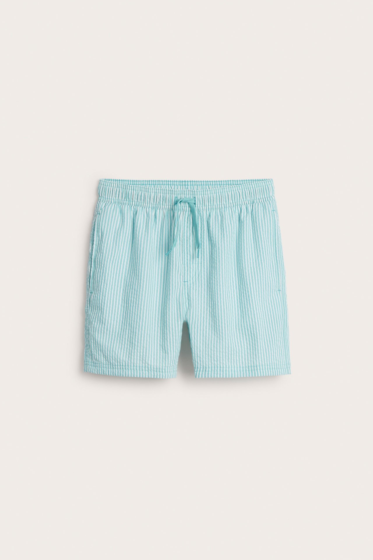 Badeshorts i seersucker