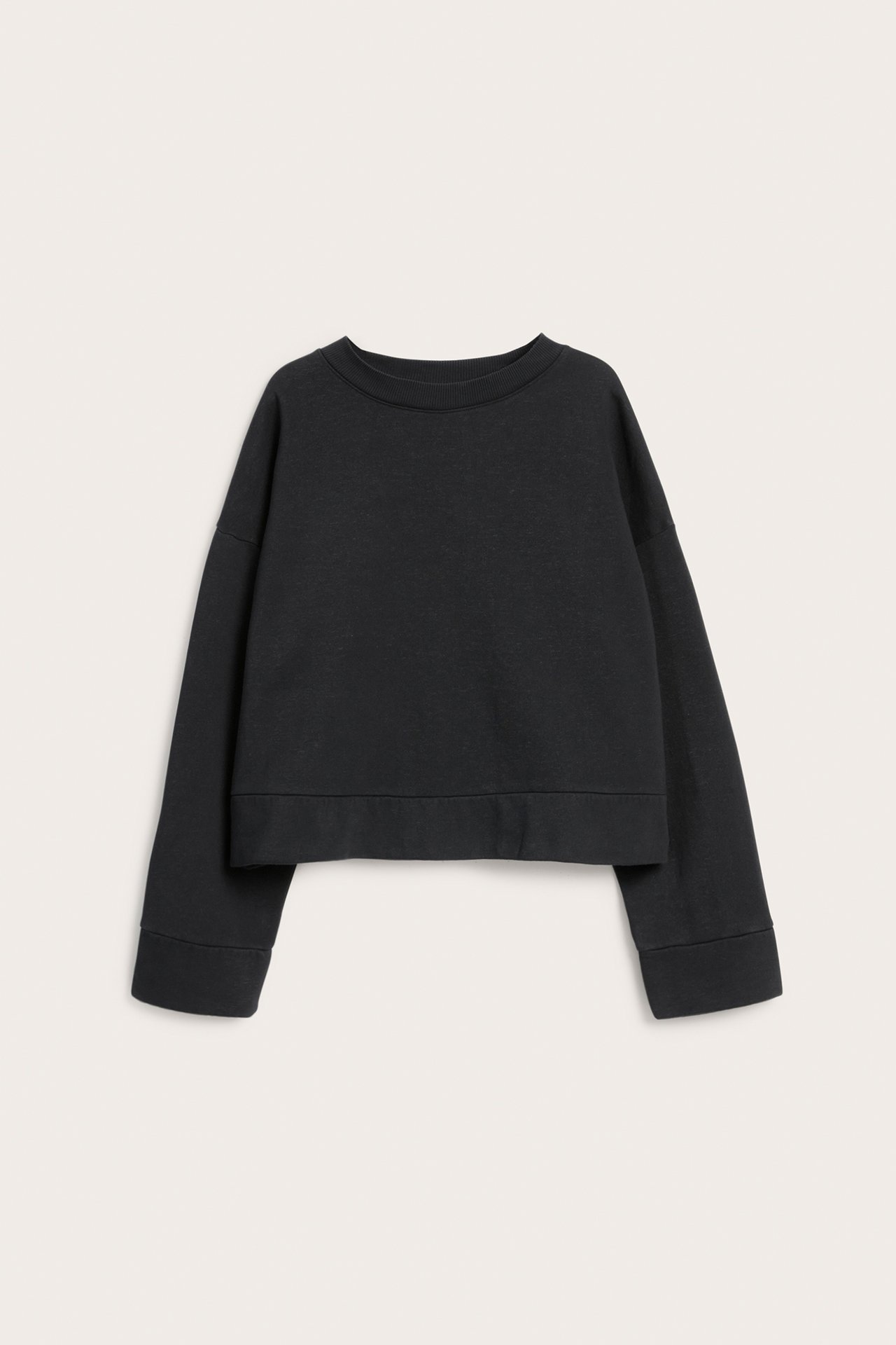 Sweatshirt - Svart - 2