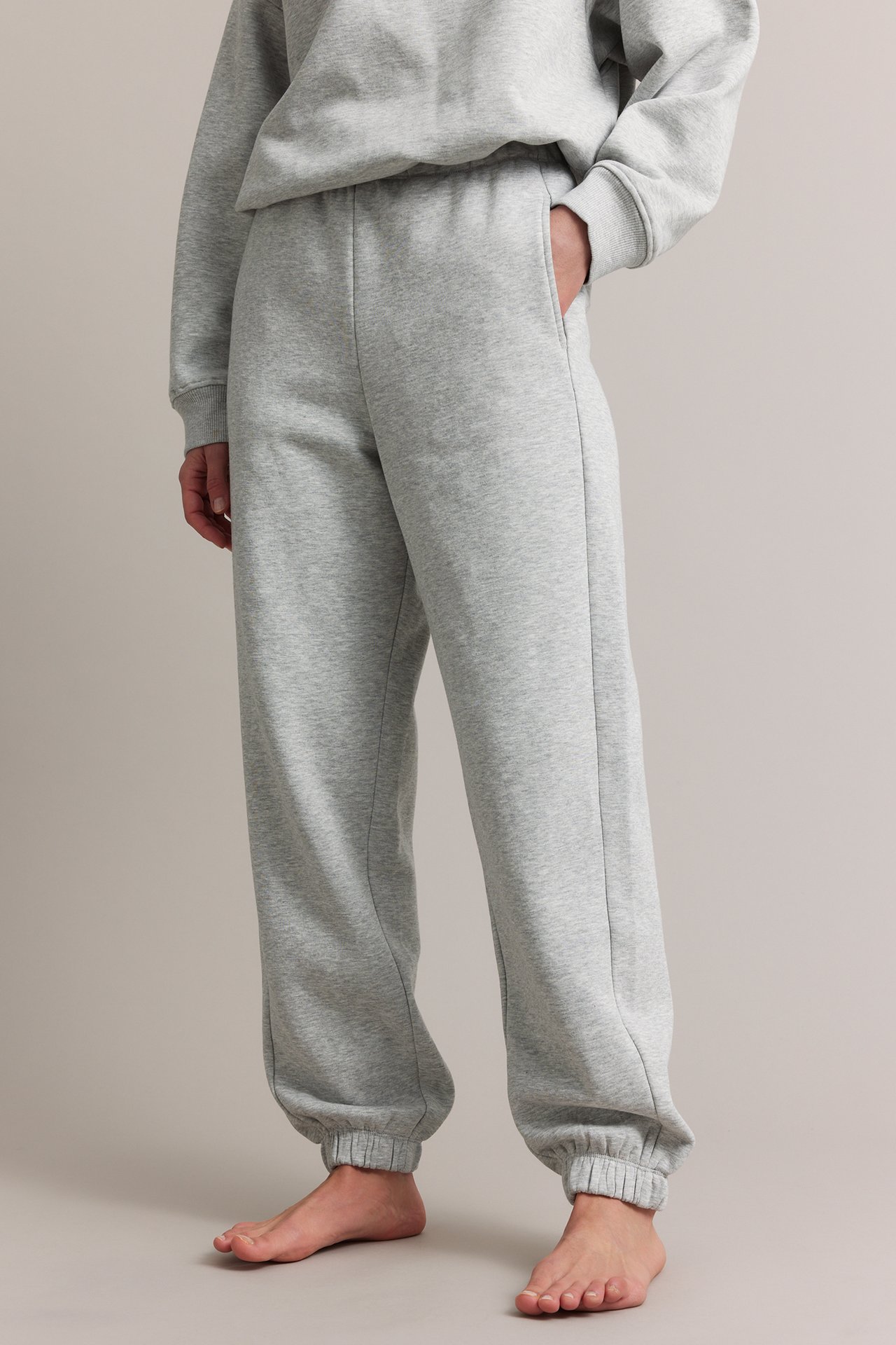 Joggers Loungewear - Gråmelerad - 178cm / Storlek: S - 3