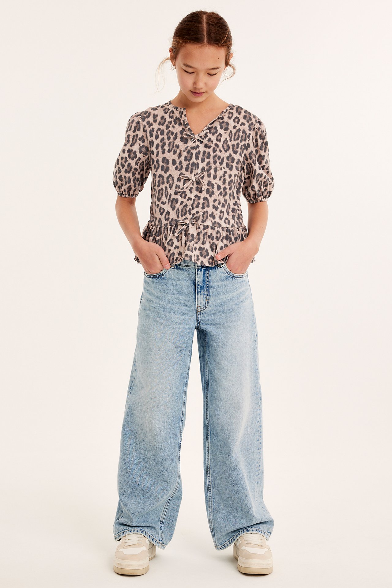 Leopardikuvioinen paita - Beige - 2