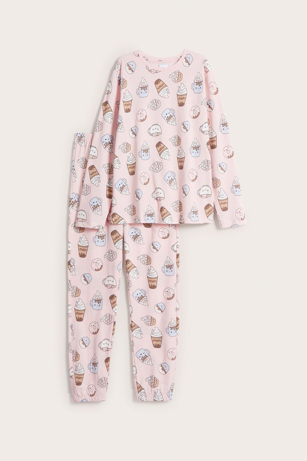 Långärmad pyjamas