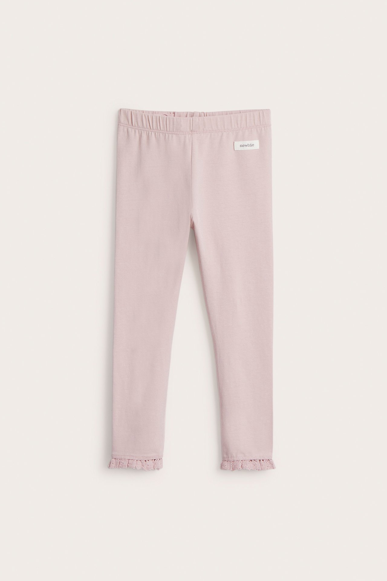 Leggings med spets - Rosa - 1