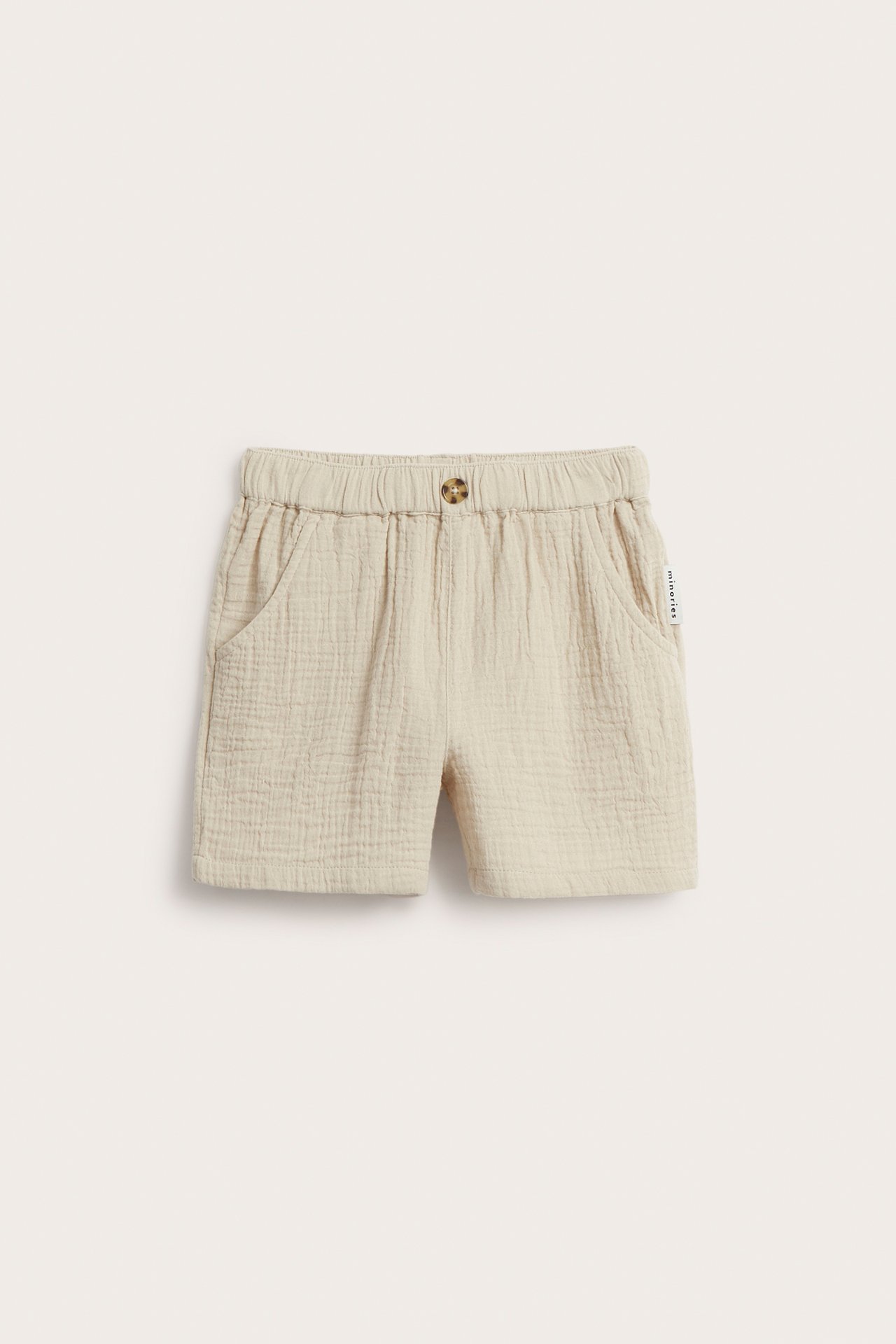 Shorts med vaffelstruktur