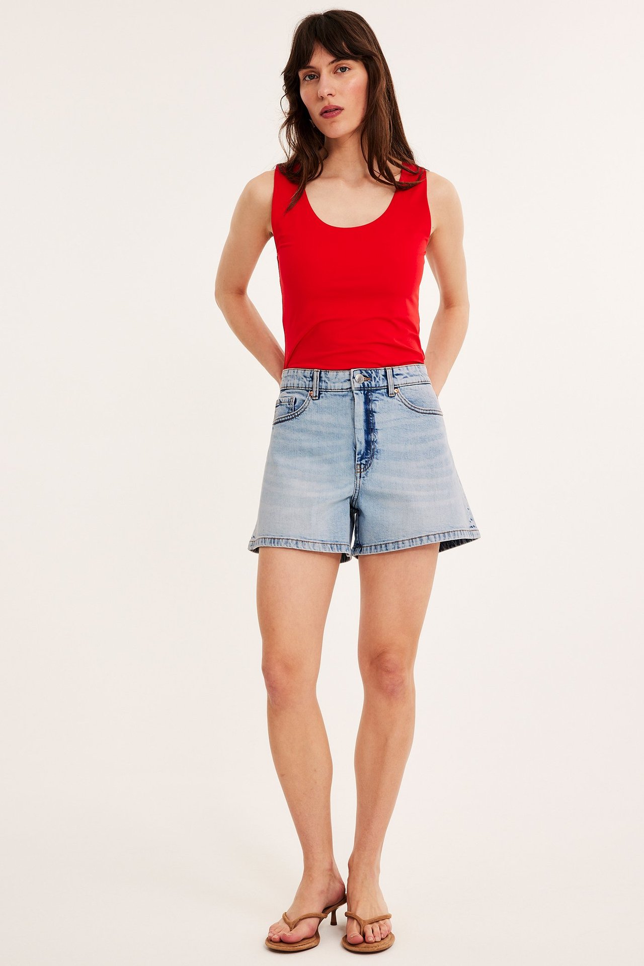 Denimshorts - Lys denim - 1