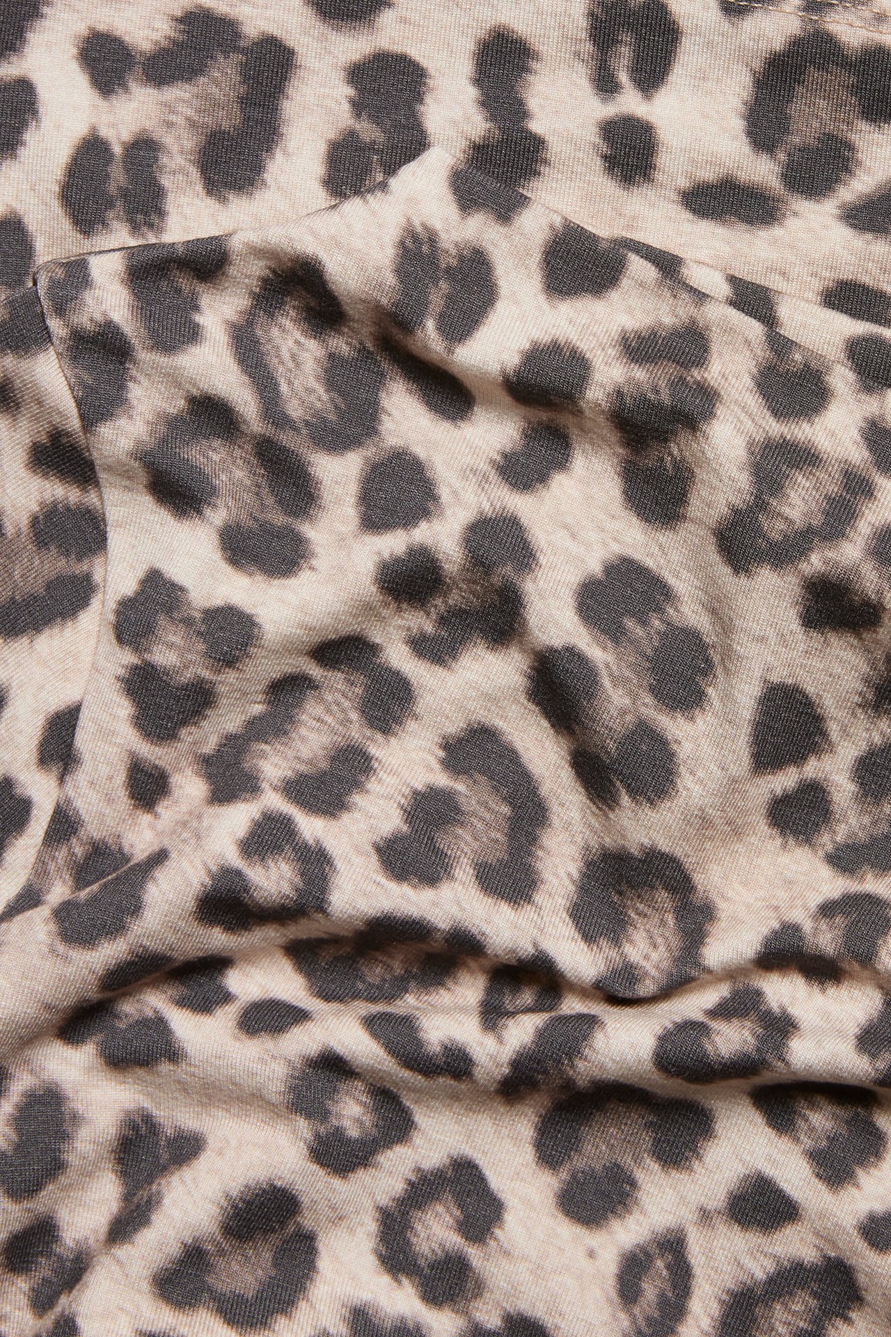 Leopardmønstret topp - Beige - 5