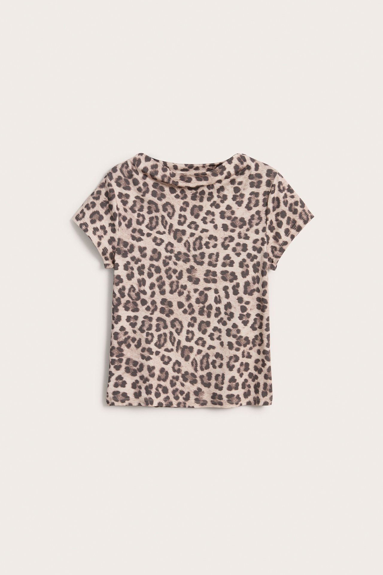 Leopardikuvioinen paita - Beige - 6