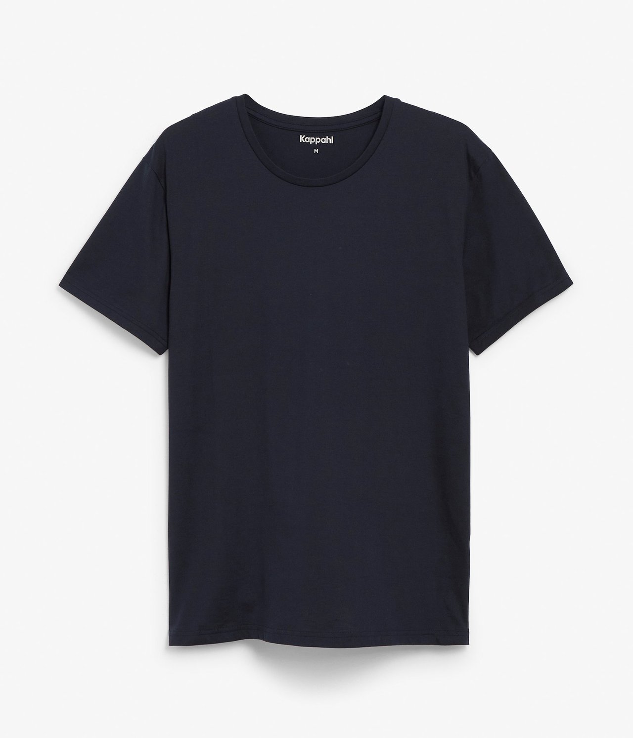 Rundhalsad t-shirt Mörkblå - null - 1