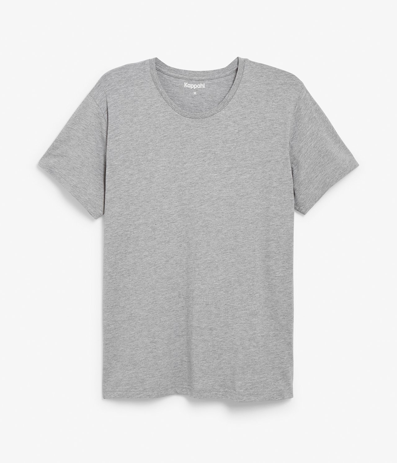 T-paita, jossa pyöreä pääntie - Meleerattu harmaa - 5