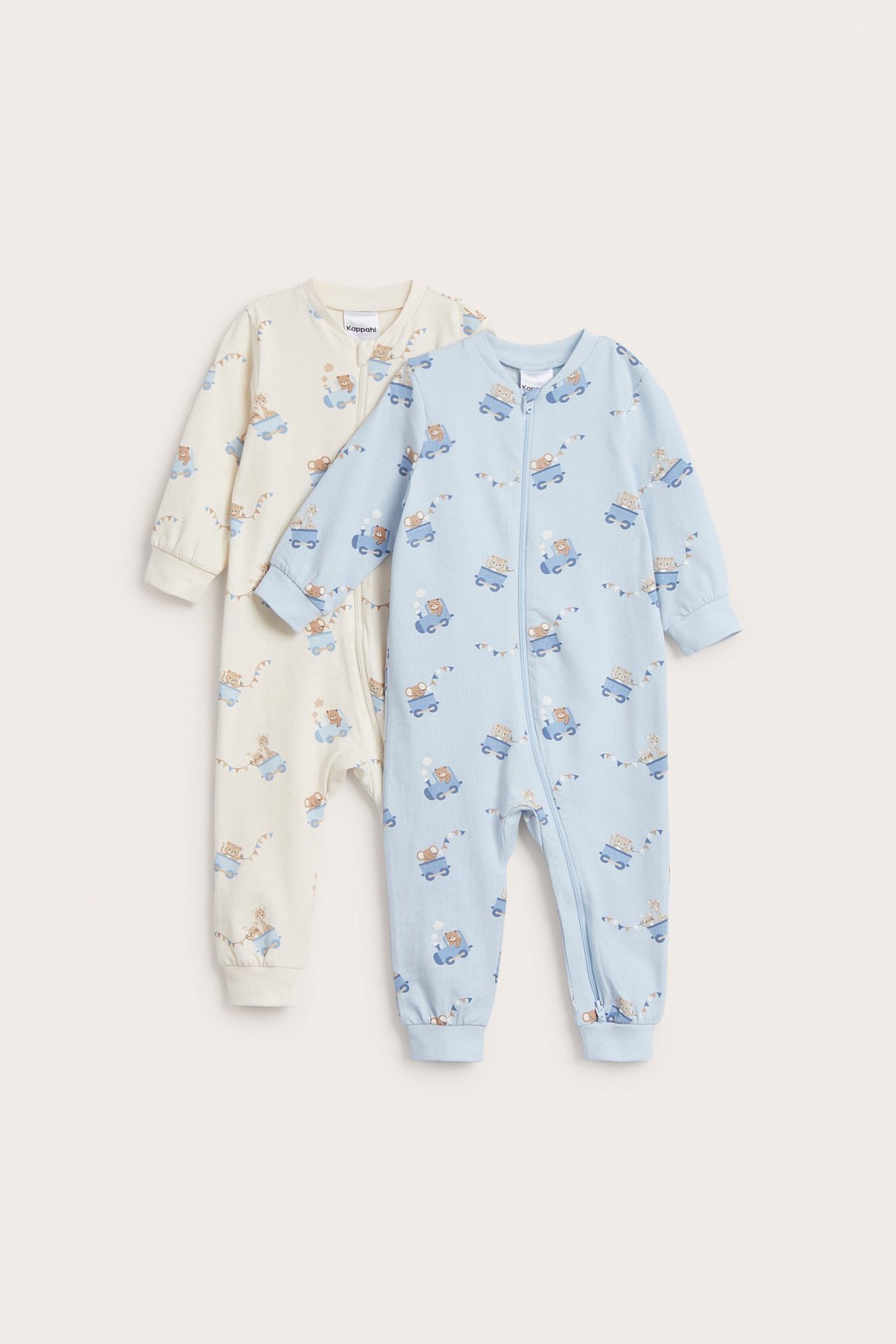 Eläinkuvioiset pyjamat 2-pack