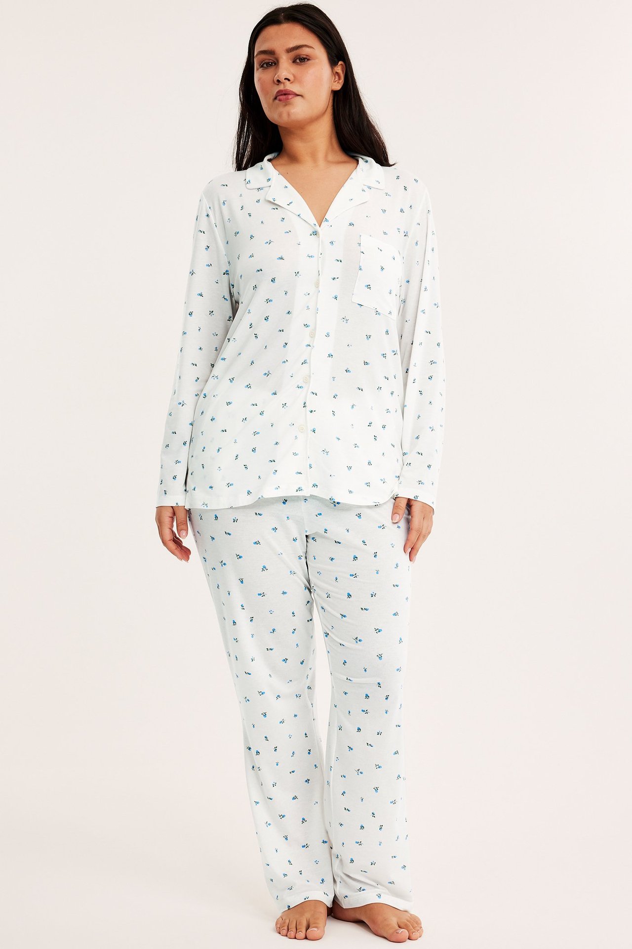 Pyjamas - Offwhite - 179cm / Storlek: M - 3