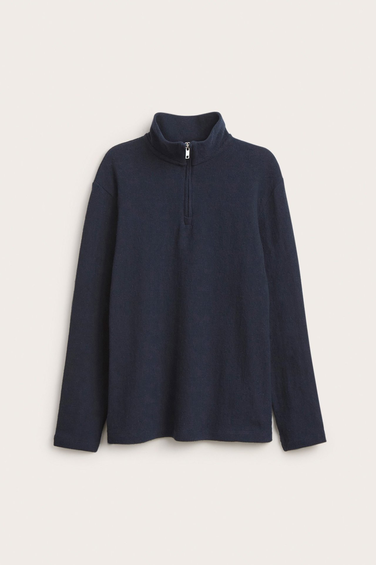 Strikkegenser half-zip