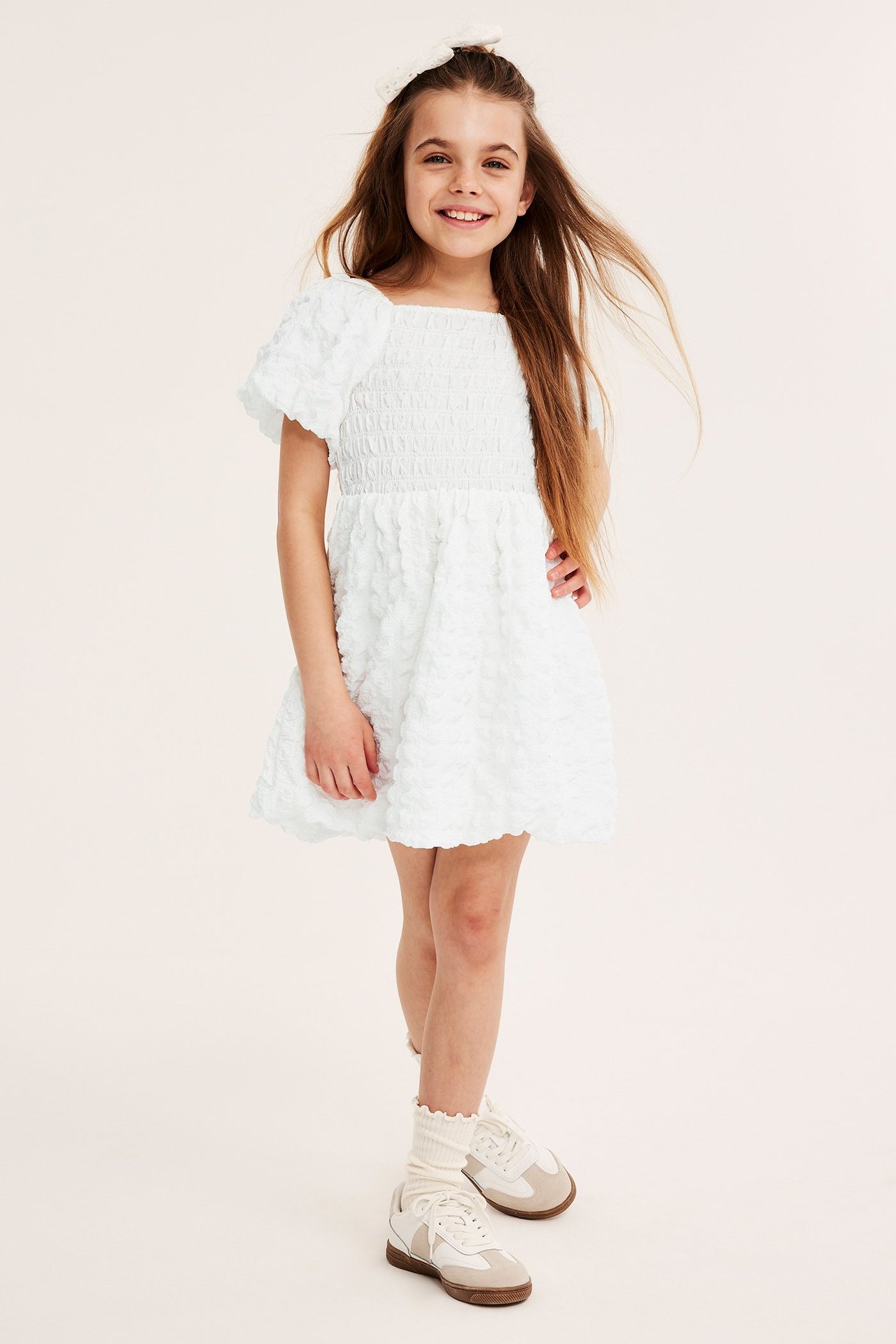 Kjole med ballongskjørt