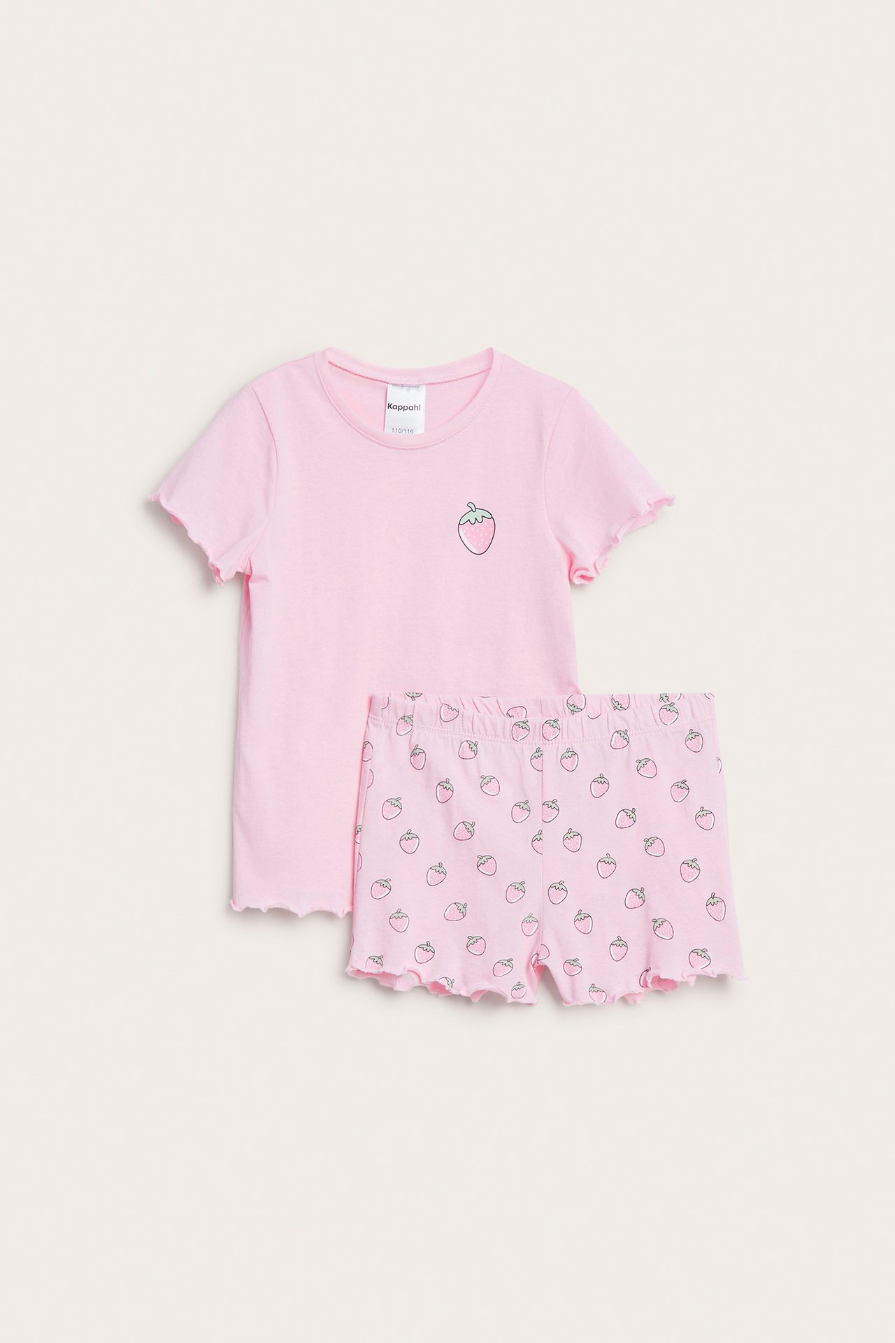 Kortermet pyjamas - Rosa - 1