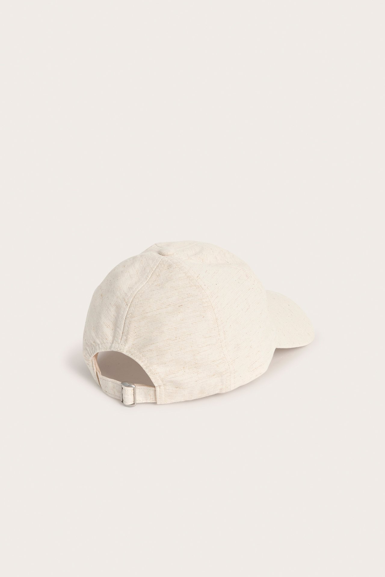 Caps i linblanding - Melert beige - 2