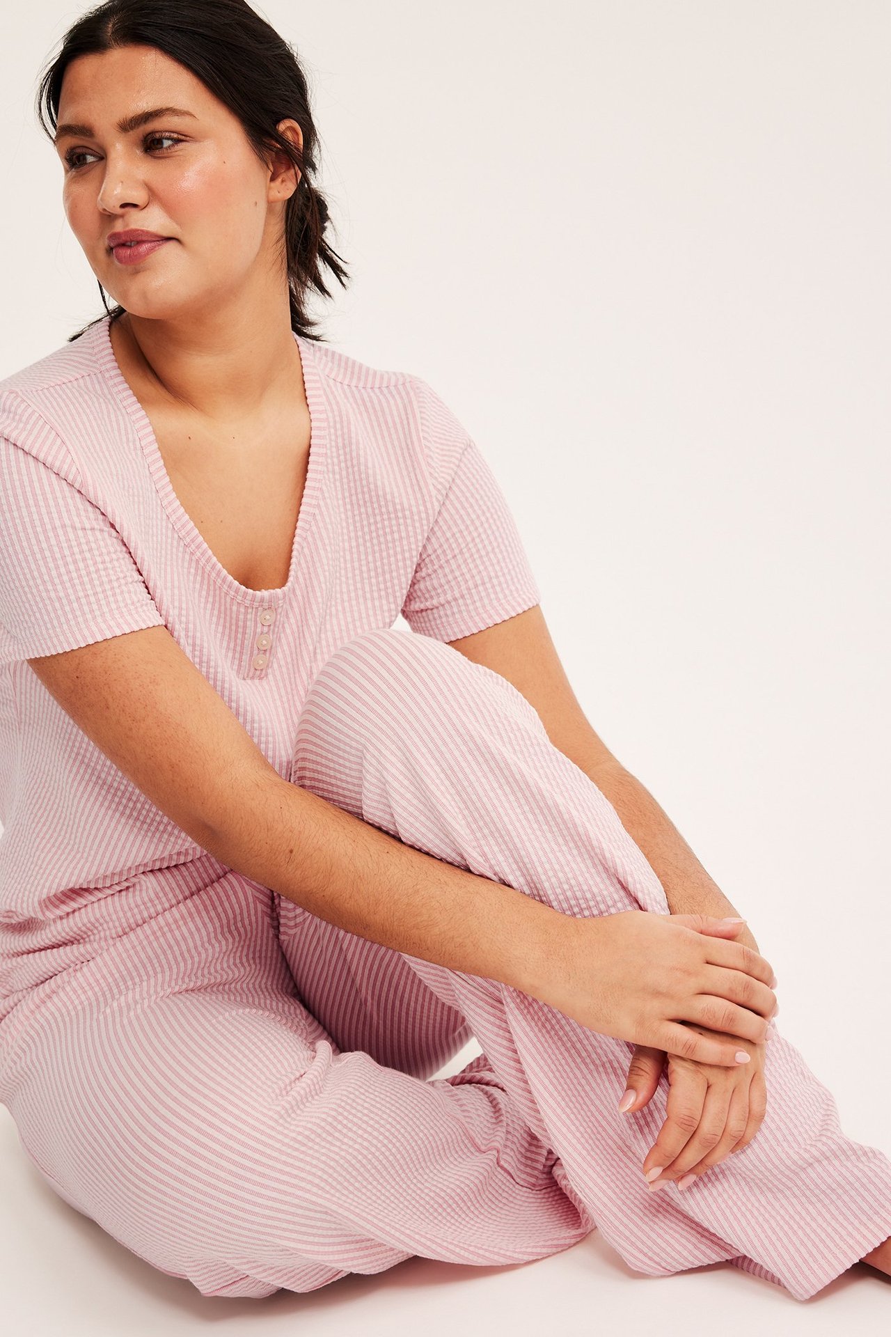 Pyjamahousut - Pinkki - 179cm / Storlek: M - 1