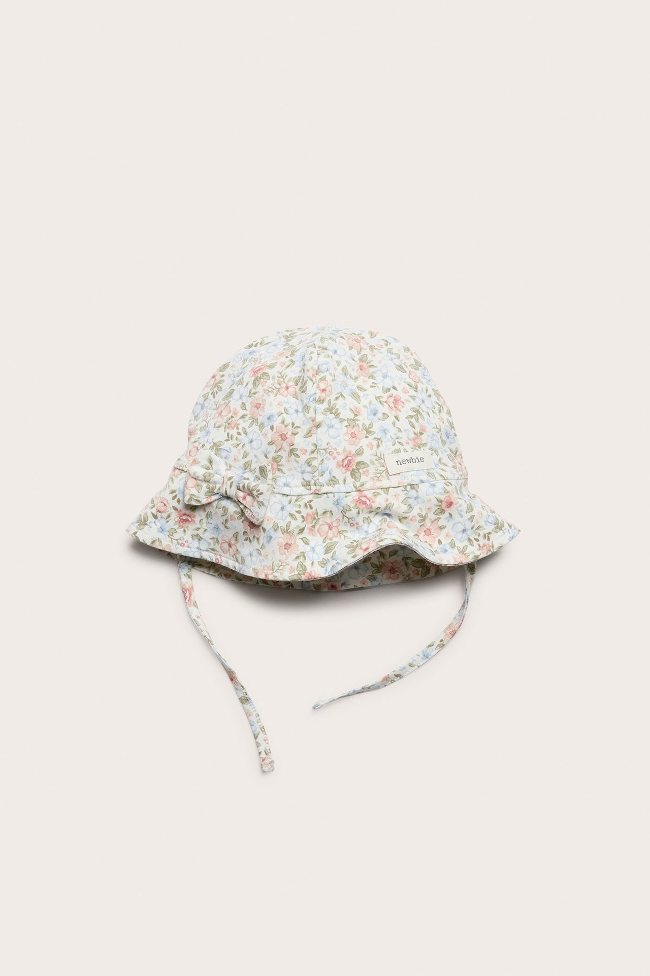 Solhatt med rosett - Offwhite - 1