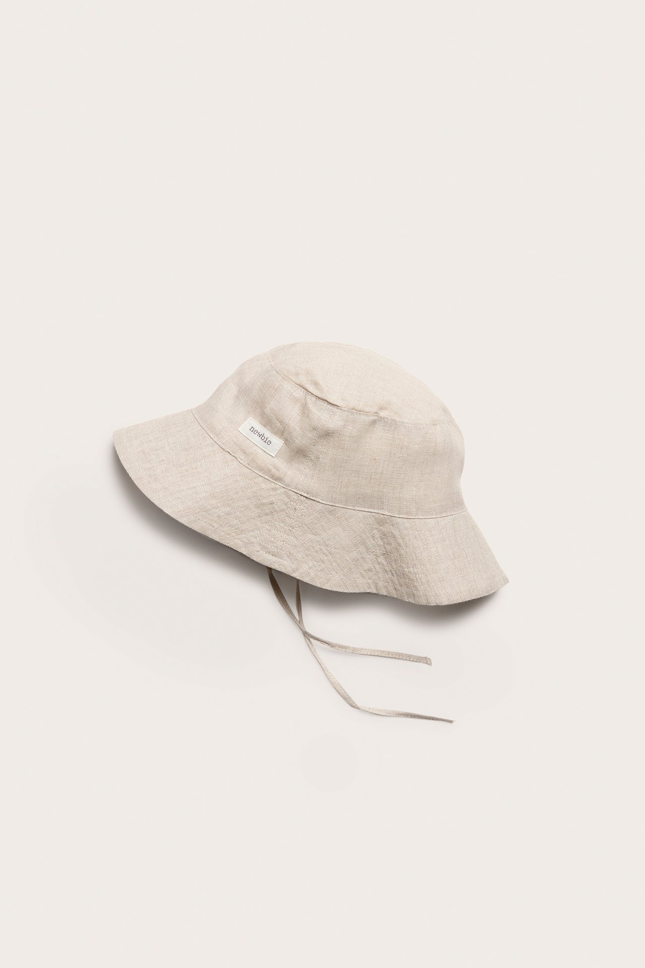 Solhatt i lin - Lys beige - 1