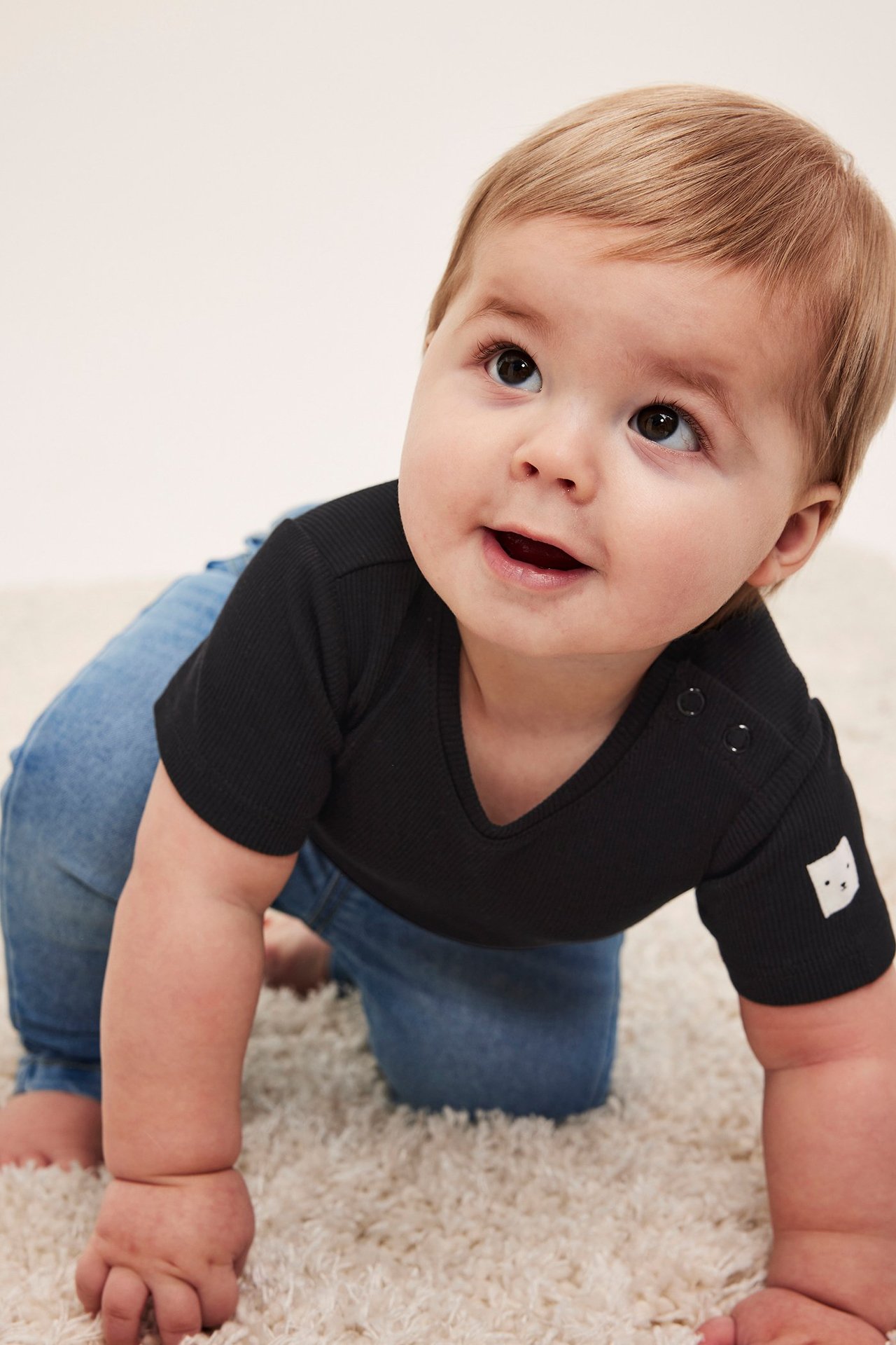 Kortermet ribbet body