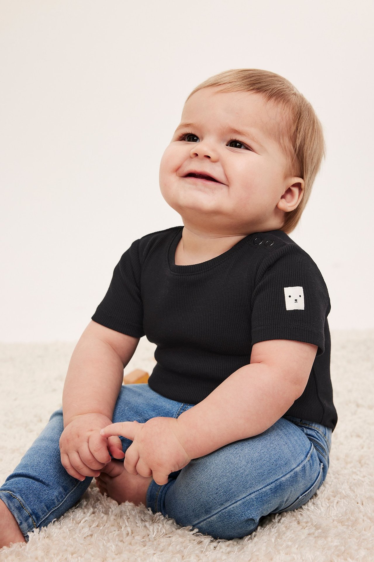 Kortermet ribbet body