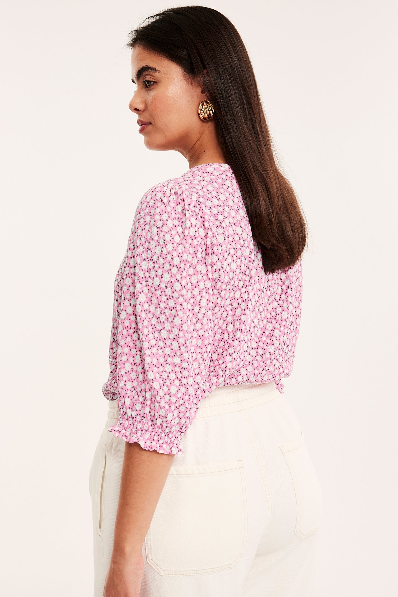 Rynkete topp - Rosa - 5