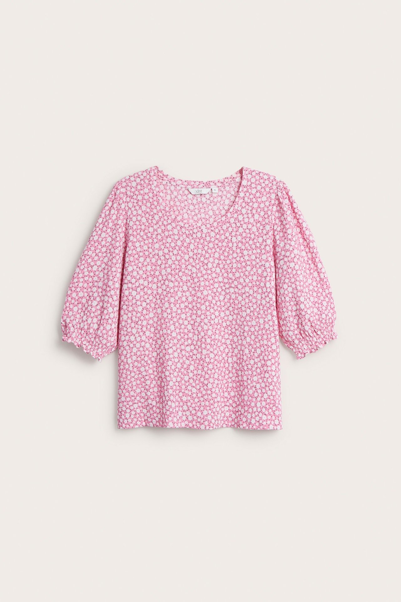 Rynkete topp - Rosa - 2