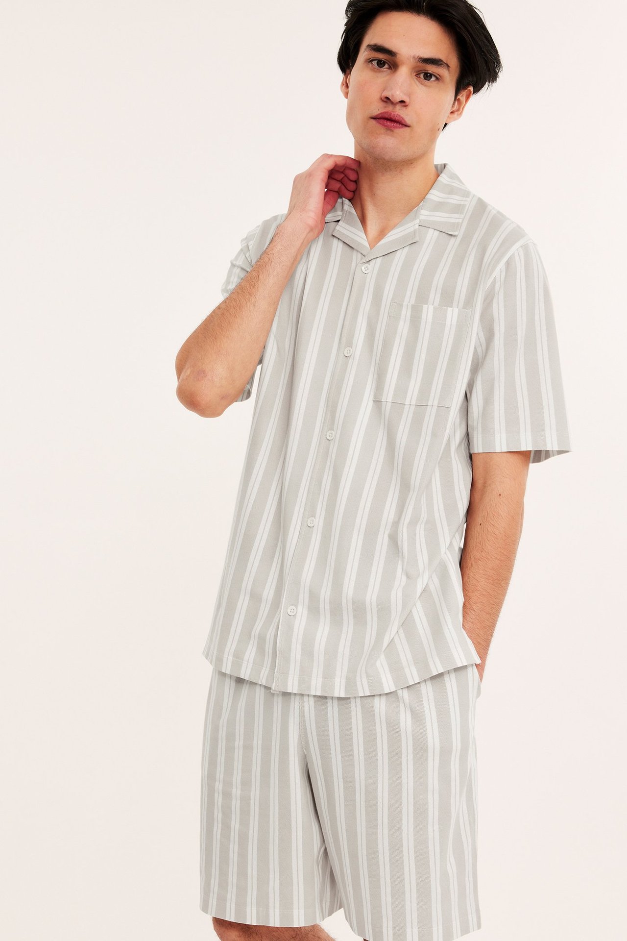 Pyjamasetti - Beige - 189cm / Storlek: M - 1