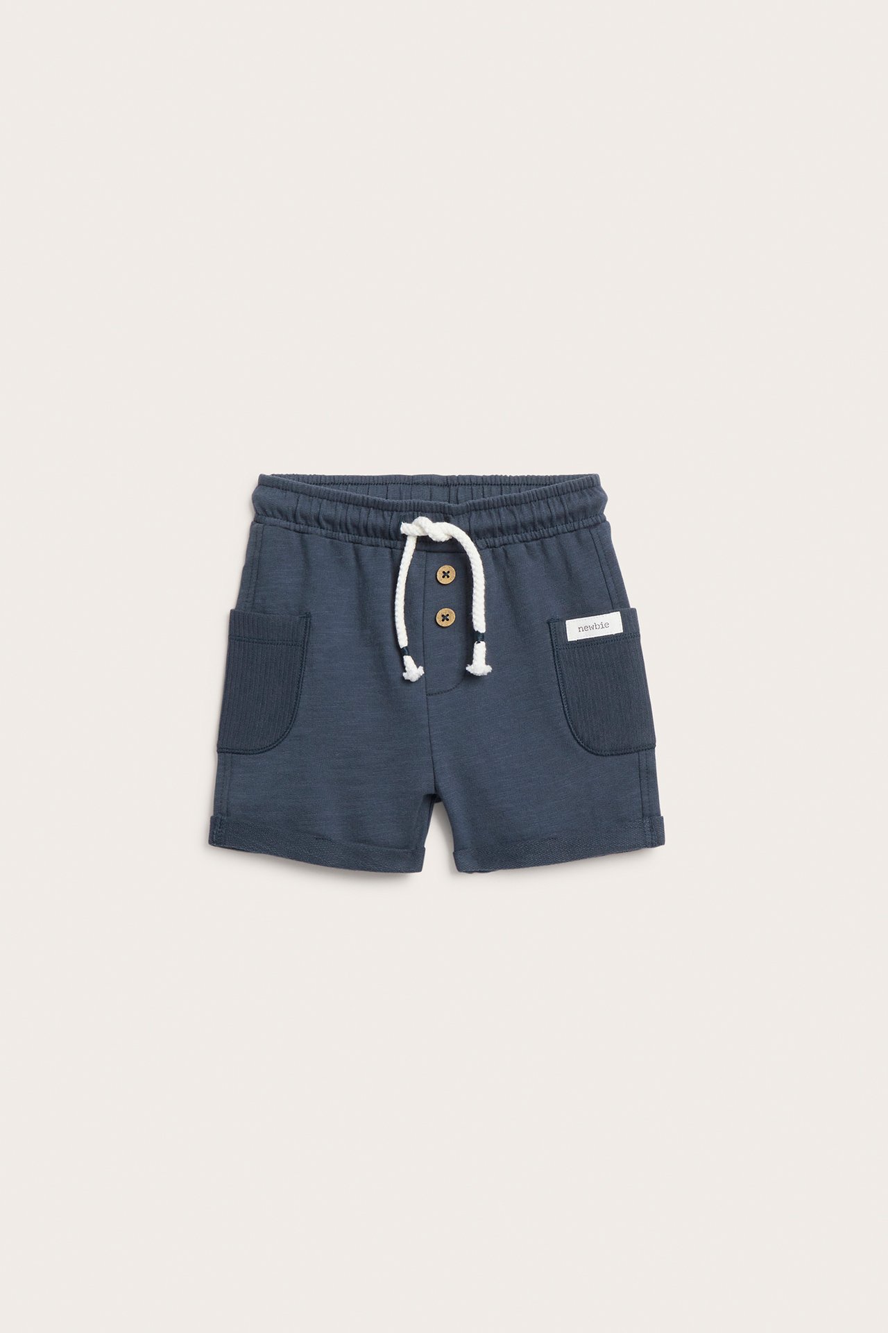 Shorts med fickor - Mörkblå - 2