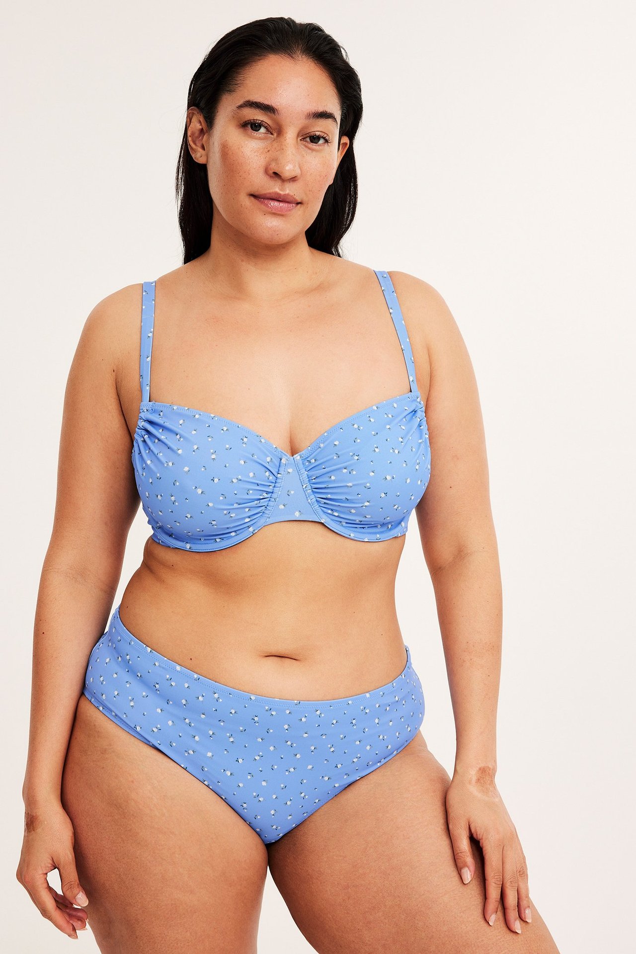 Mønstret bikini-BH med bøyle