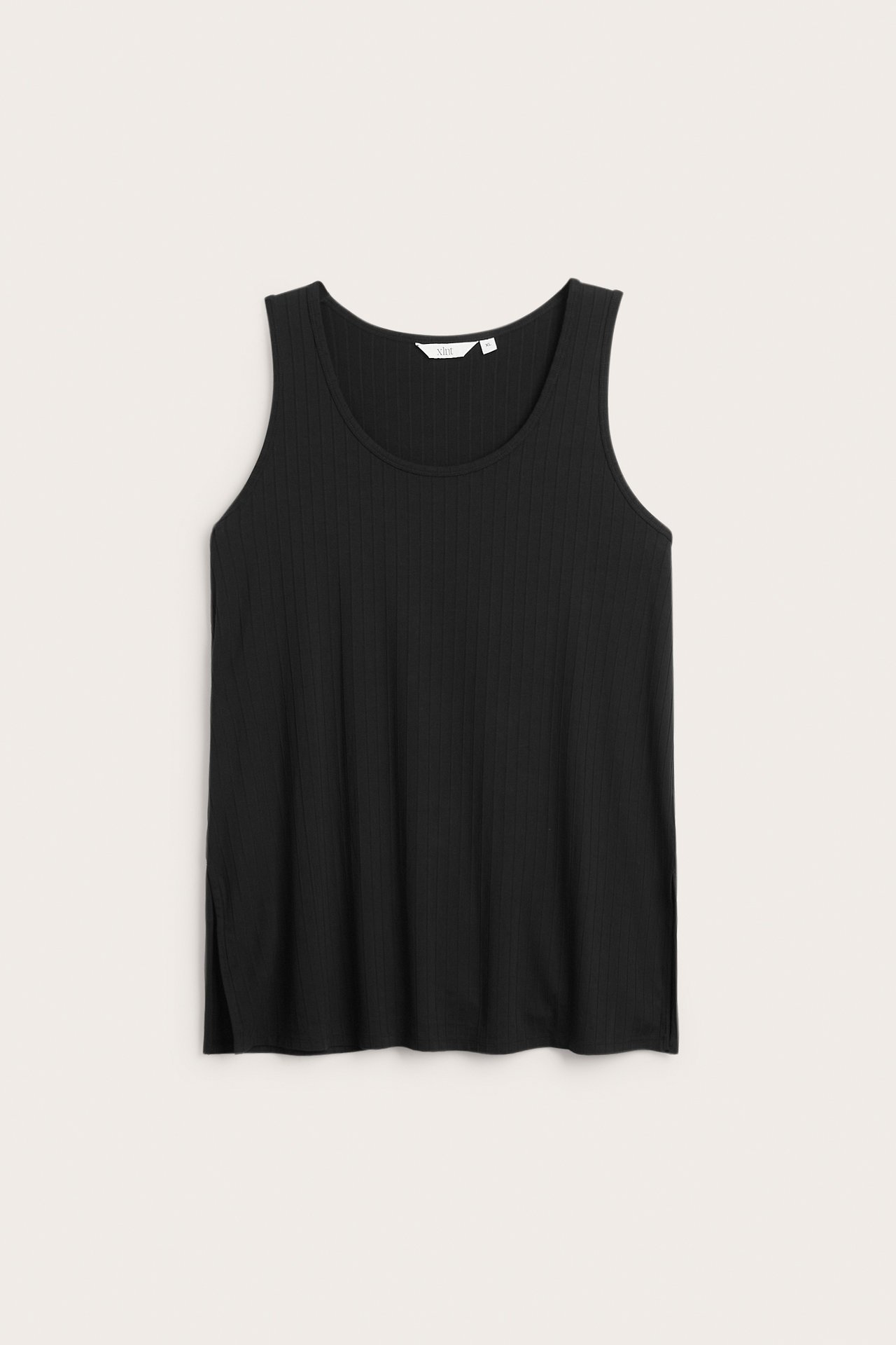 Lang ribbestrikket singlet