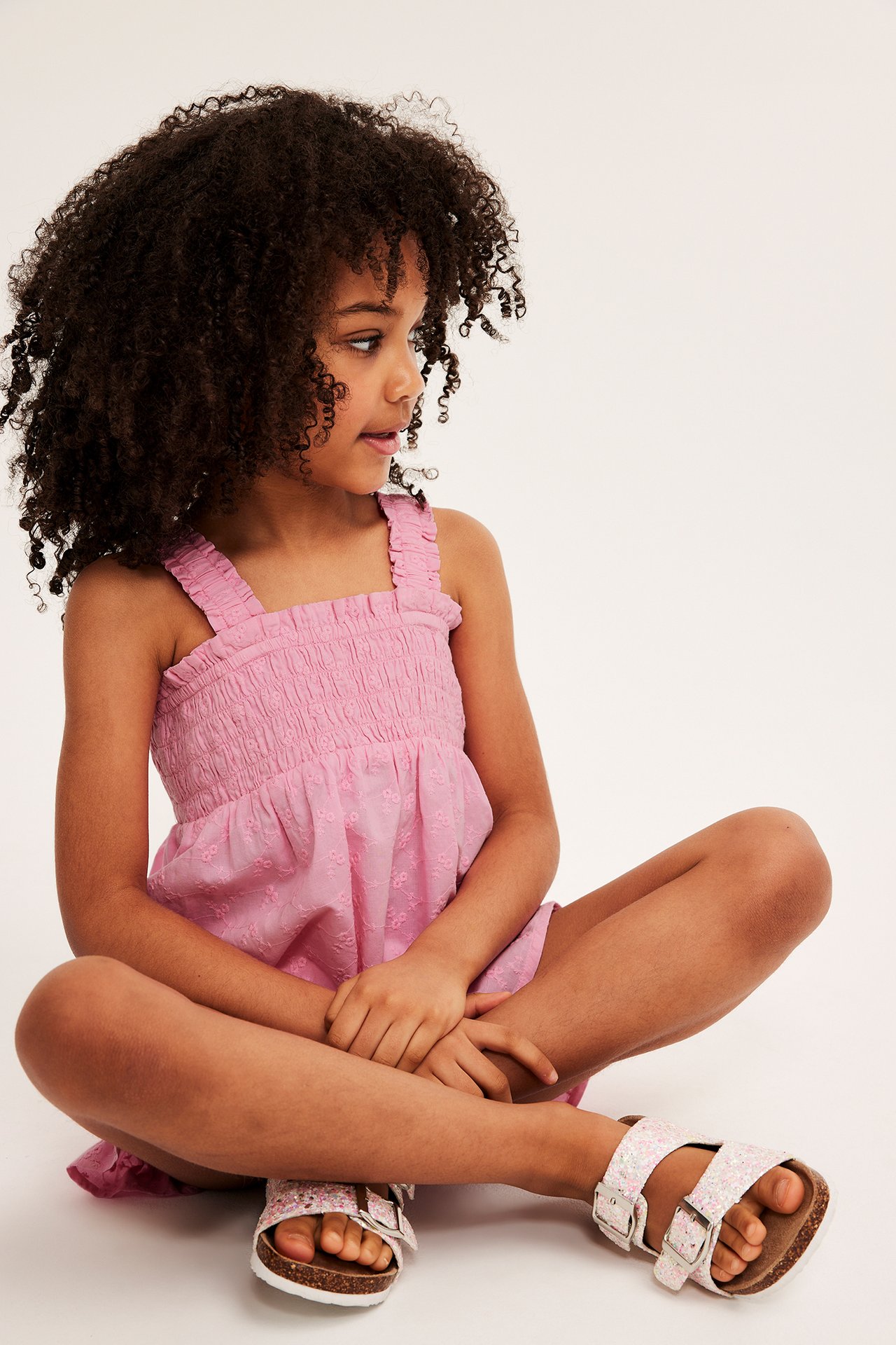 Brodert topp - Rosa - 4
