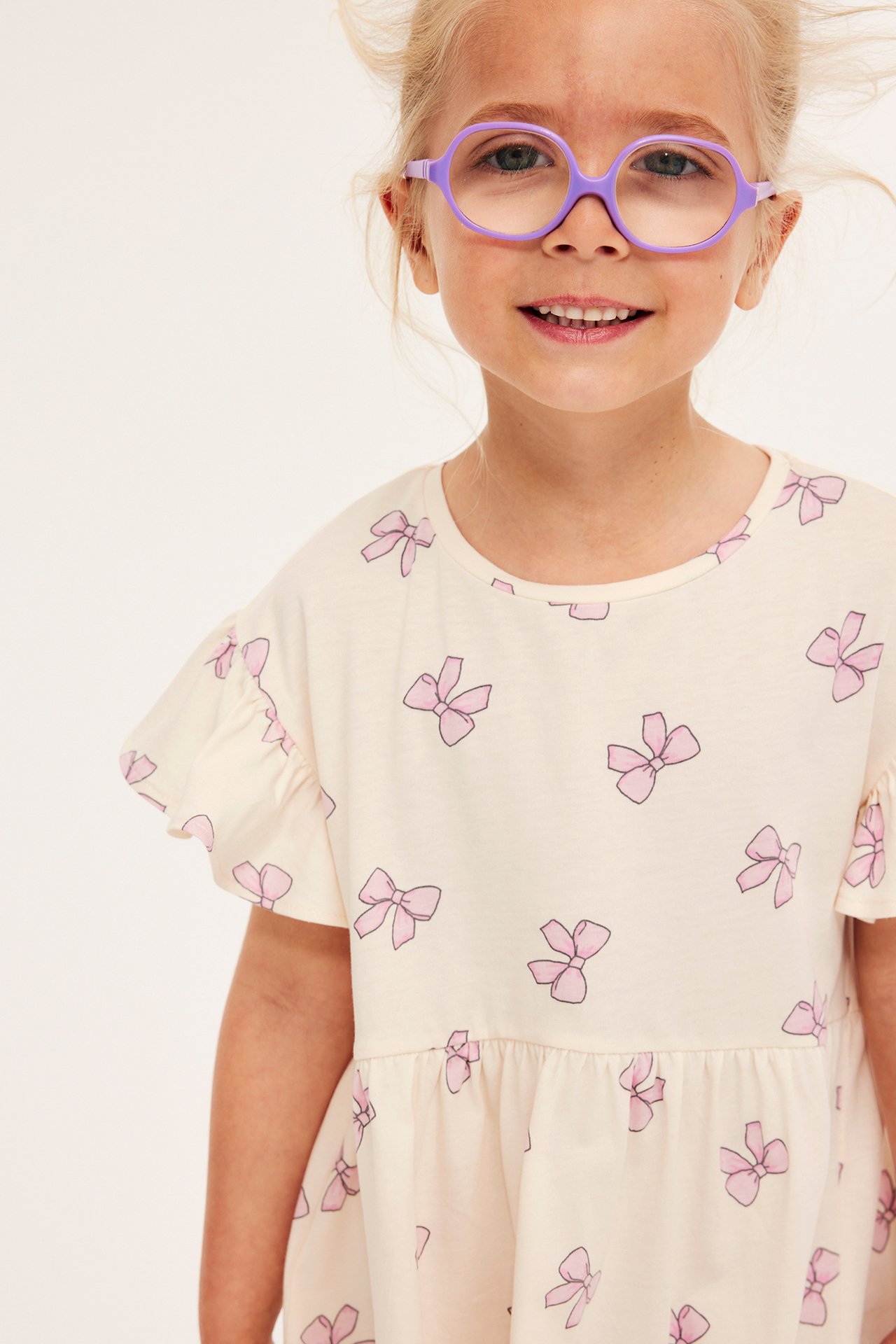Sukienka we wzory - Offwhite - 5