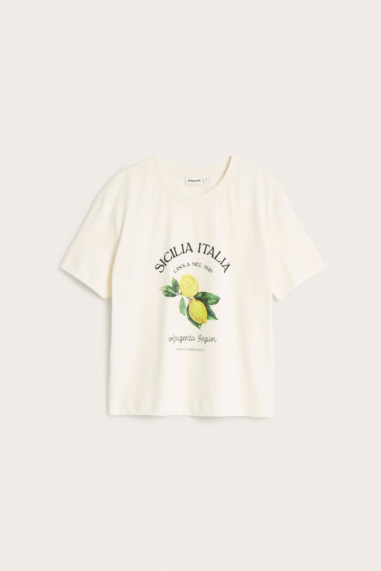 T-shirt med tryck - Vit - 4