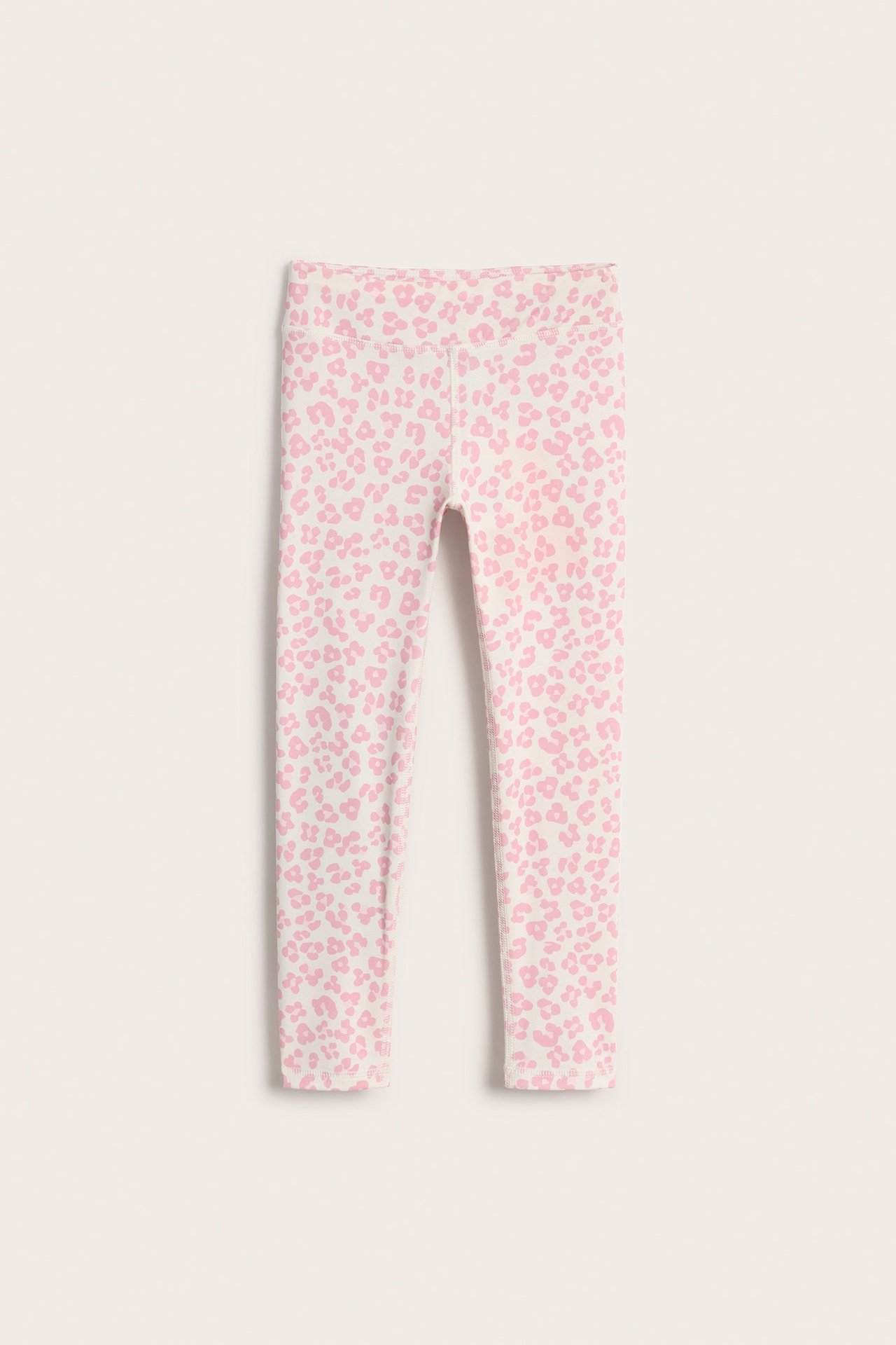 Leopardikuvioiset treenilegginsit