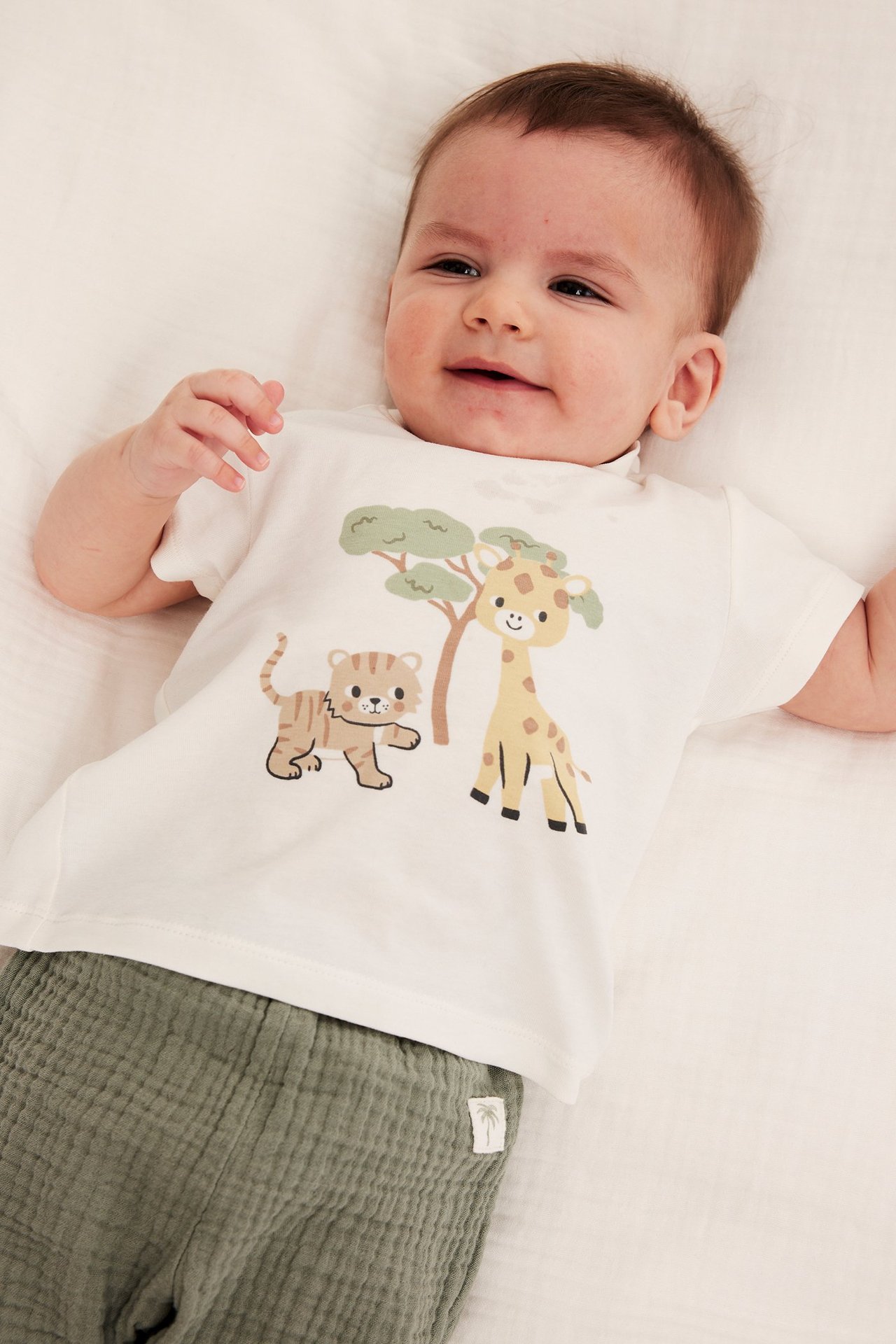 Djurmönstrad t-shirt