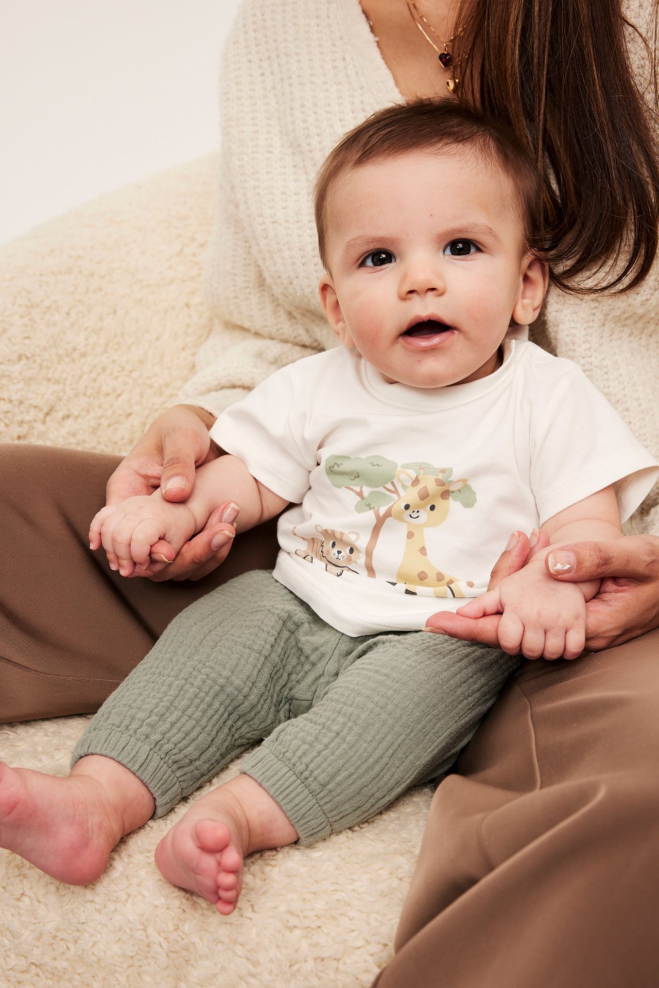 Djurmönstrad t-shirt