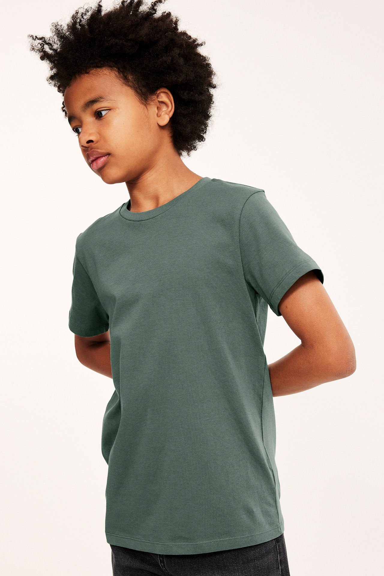 T-shirt - Zielony khaki - 5