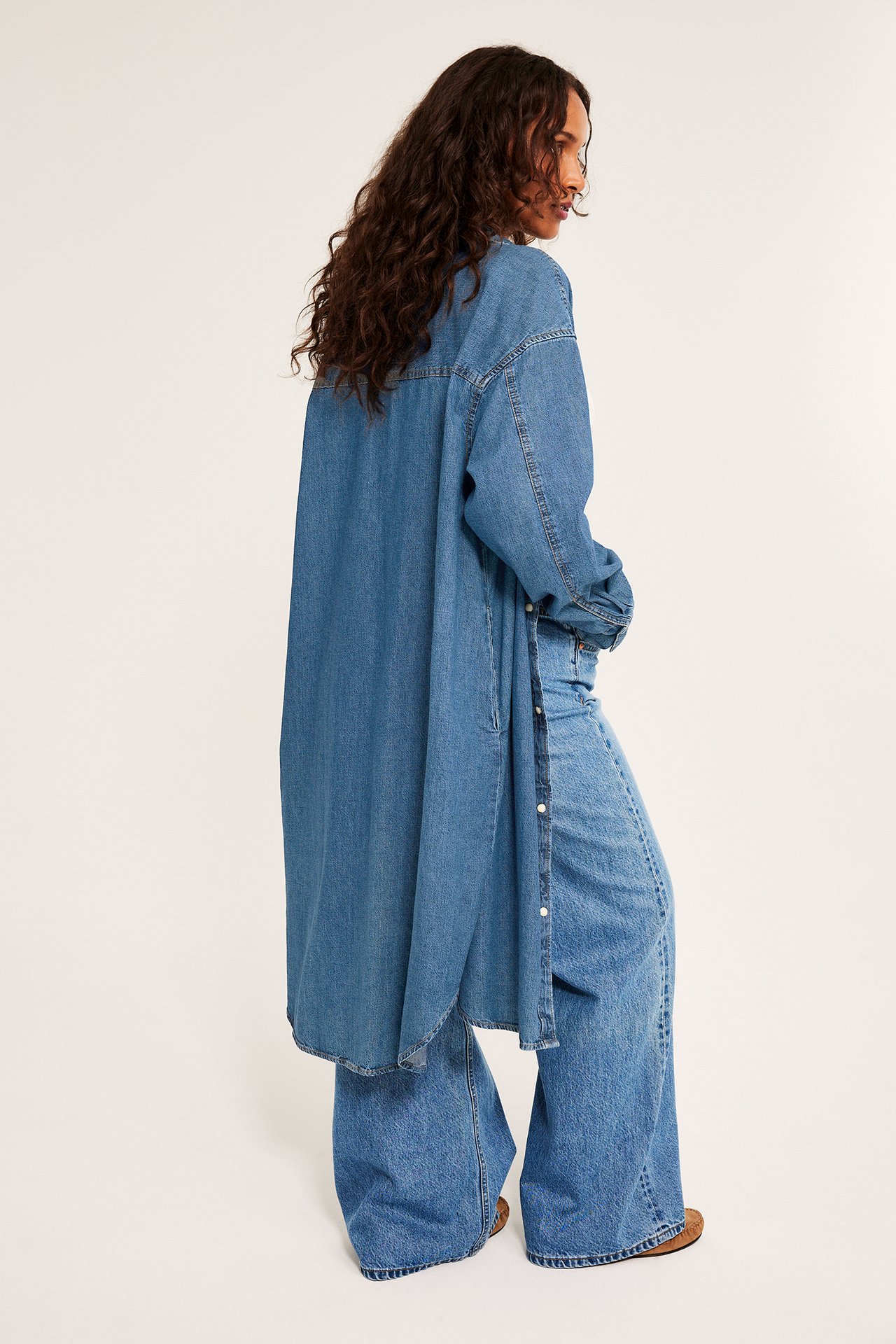 Jeanskjole - Denim - 6