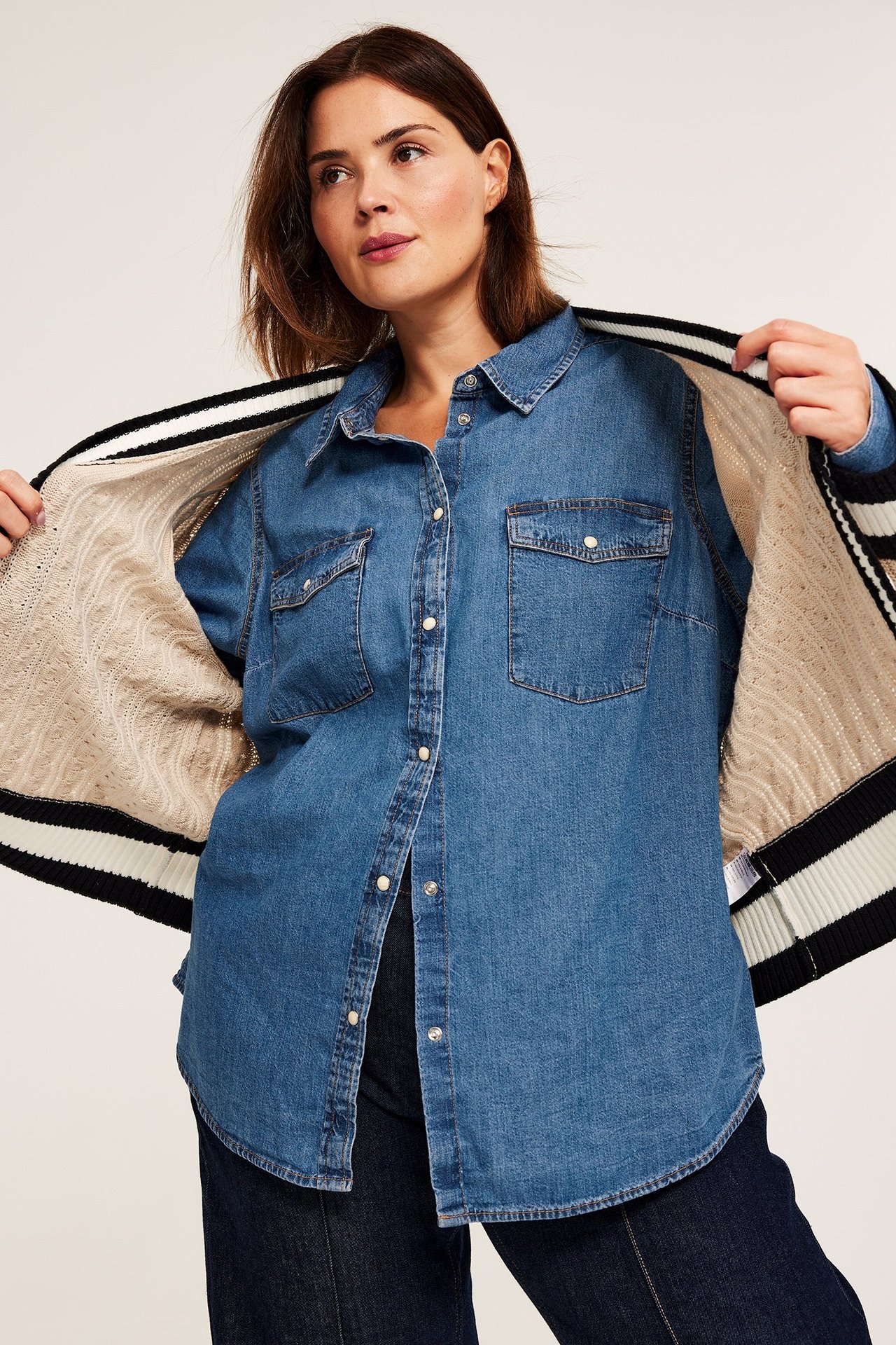Jeansskjorte - Denim - 4