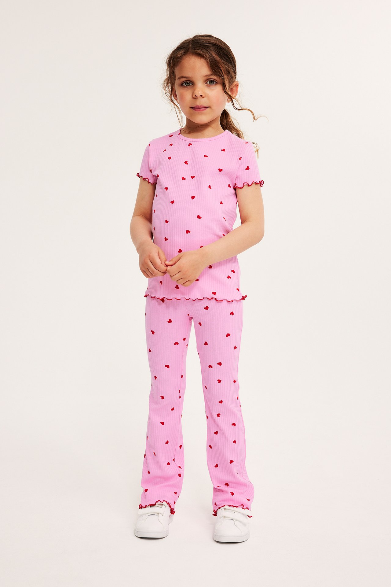 Ribbade flare leggings