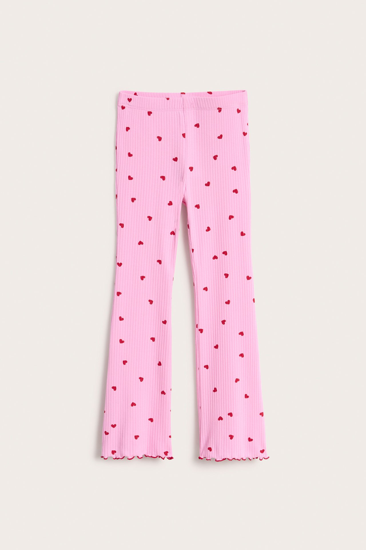Ribbade flare leggings