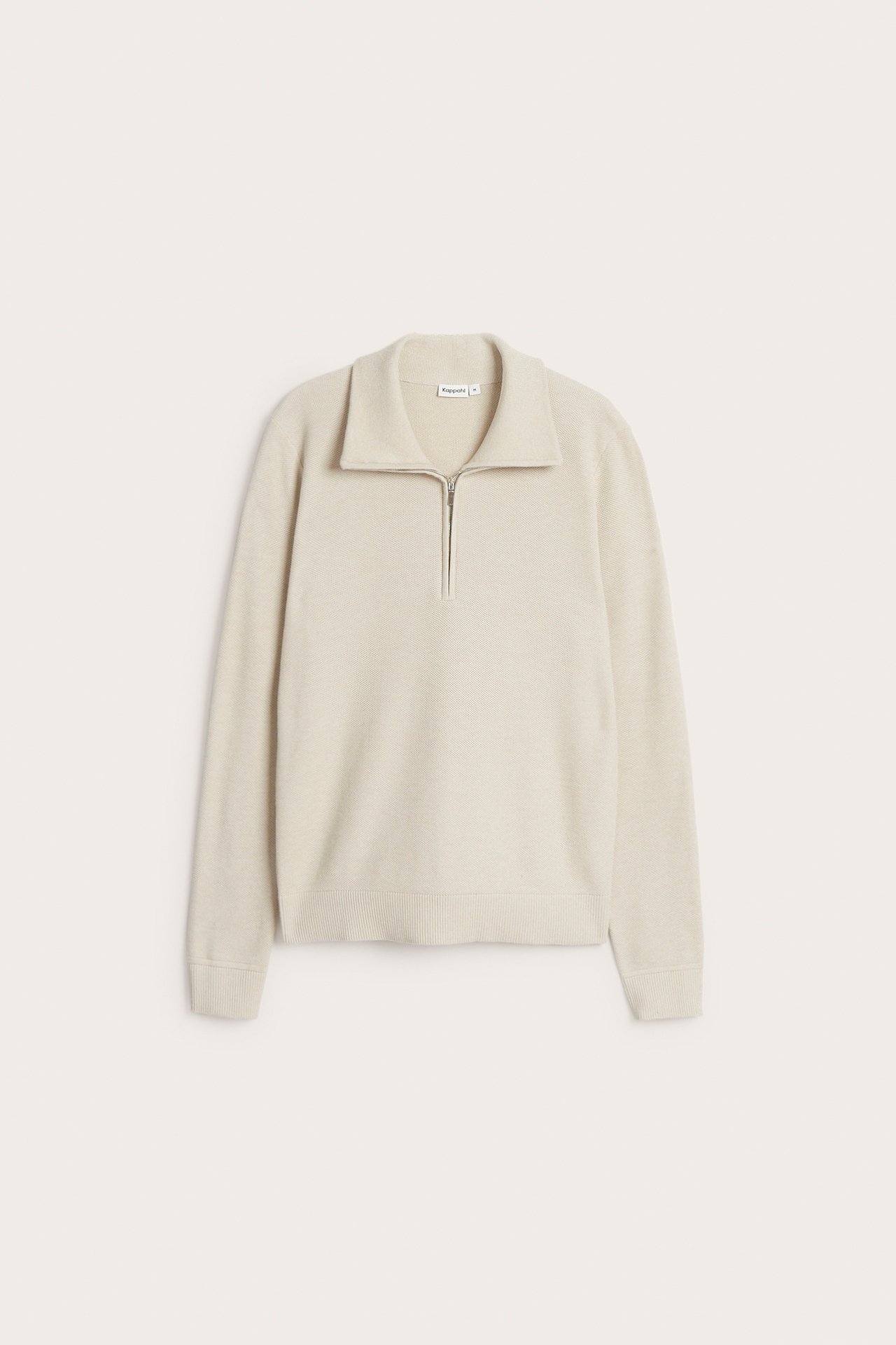 Genser med half-zip