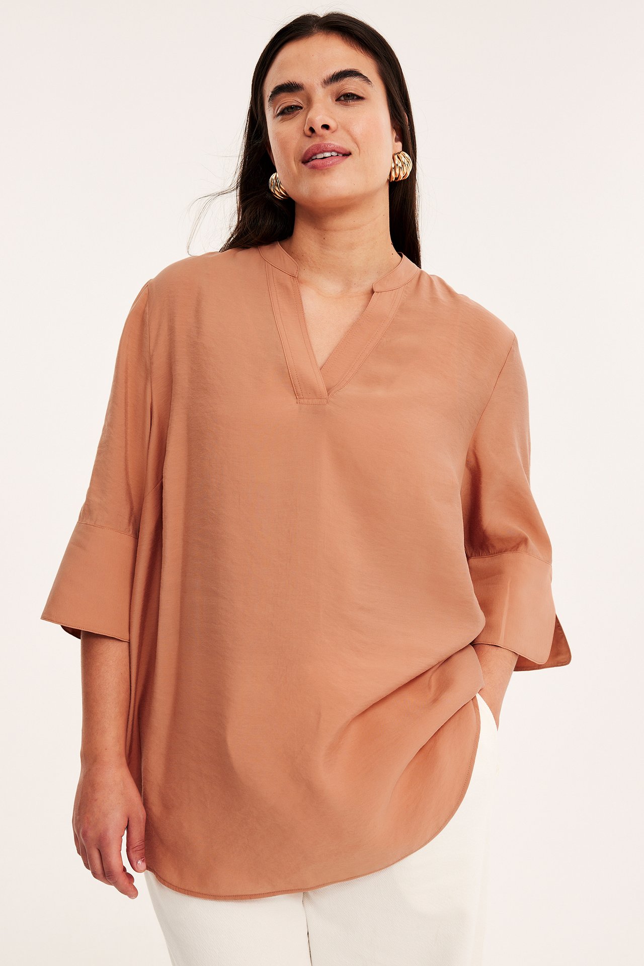 Blus - Korall - 174cm / Storlek: XL - 1