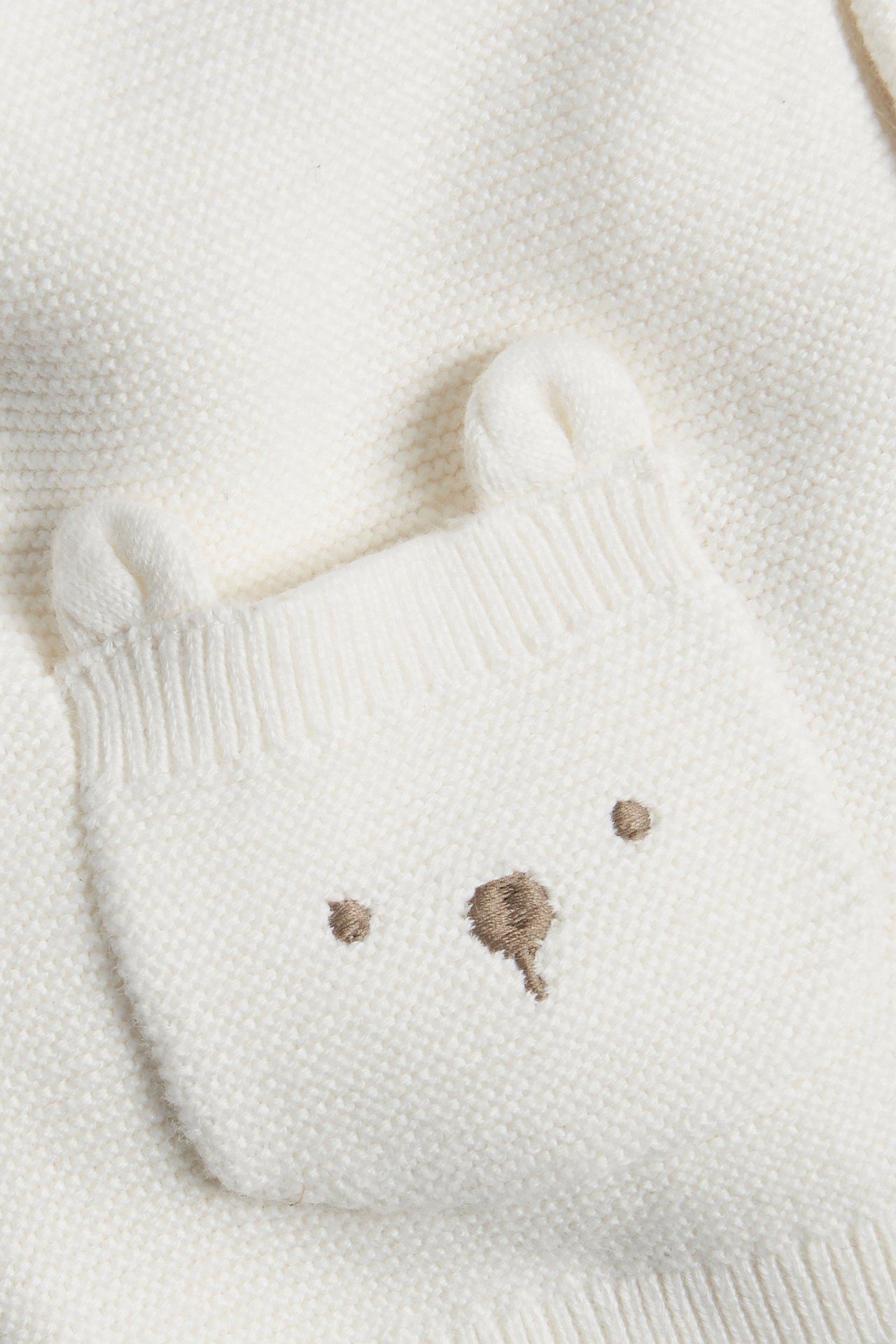 Kofta med gulliga fickor - Offwhite - 1