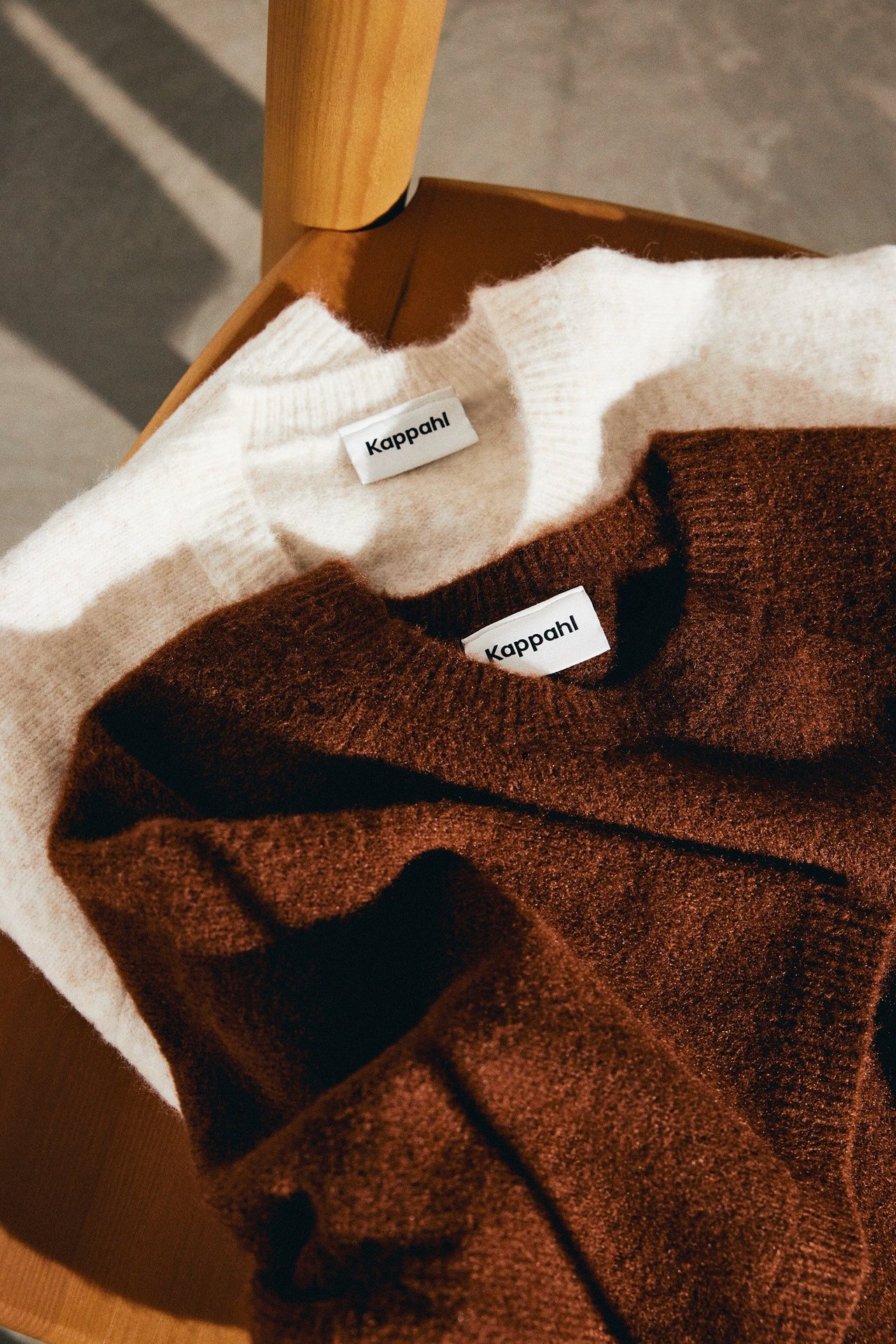 Oversized stickad t-shirt